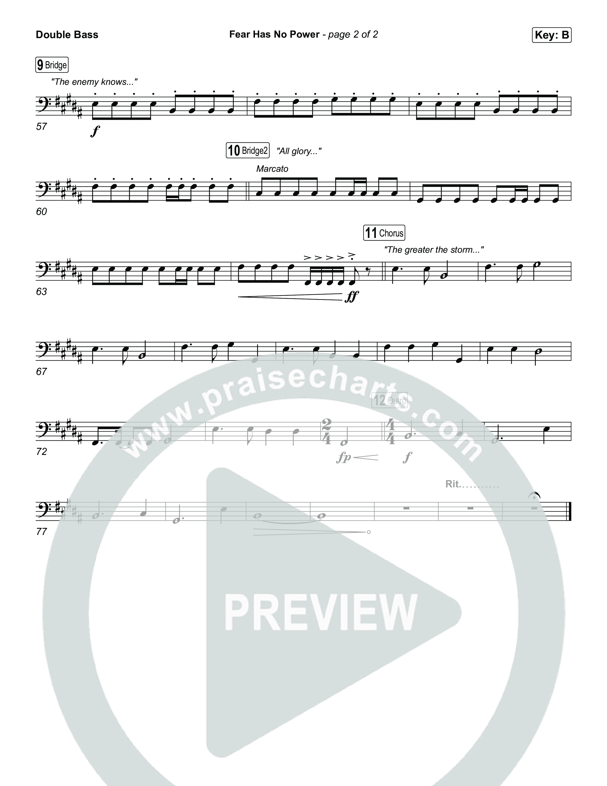 Fear Has No Power String Bass (Phil Wickham)