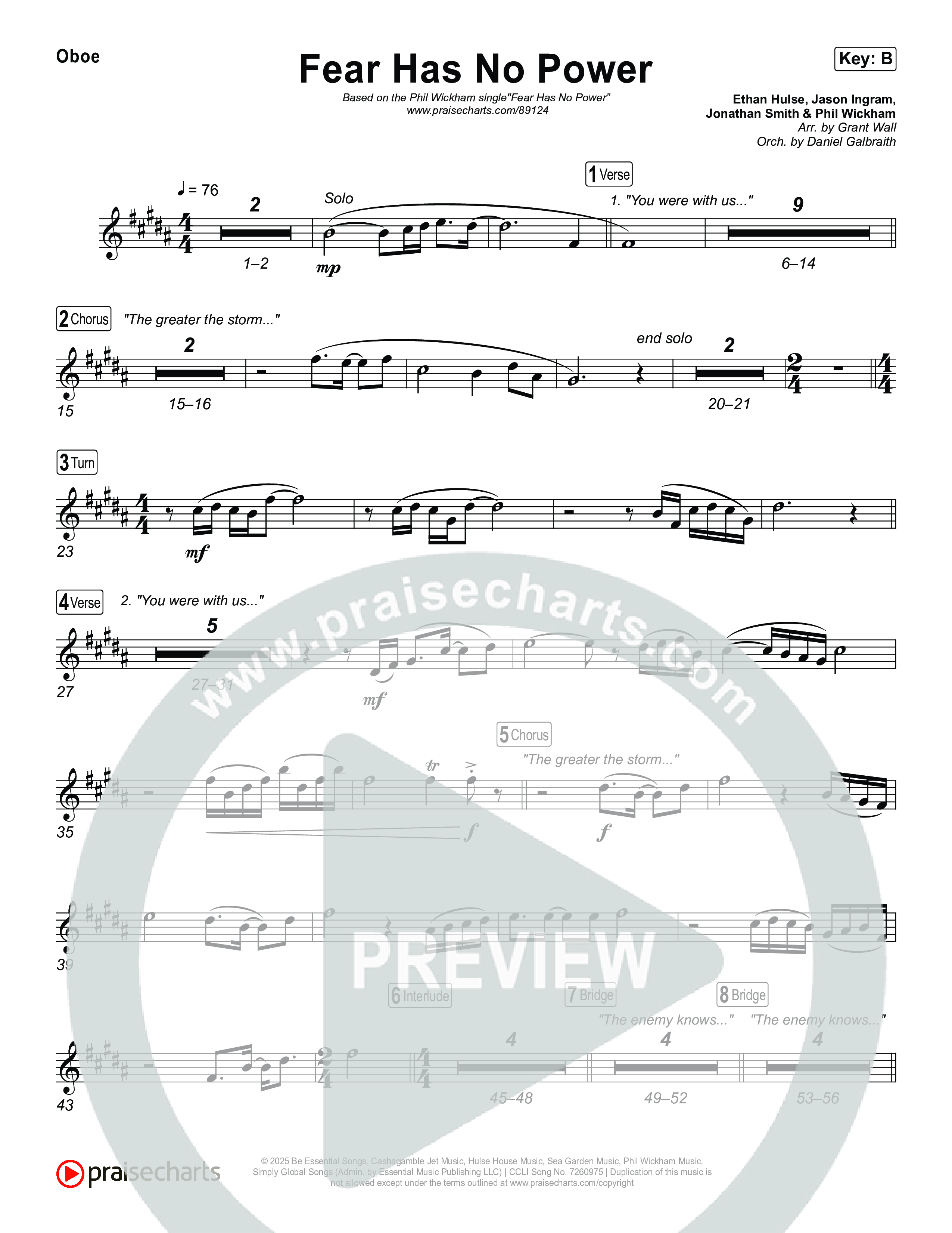 Fear Has No Power Wind Pack (Phil Wickham)