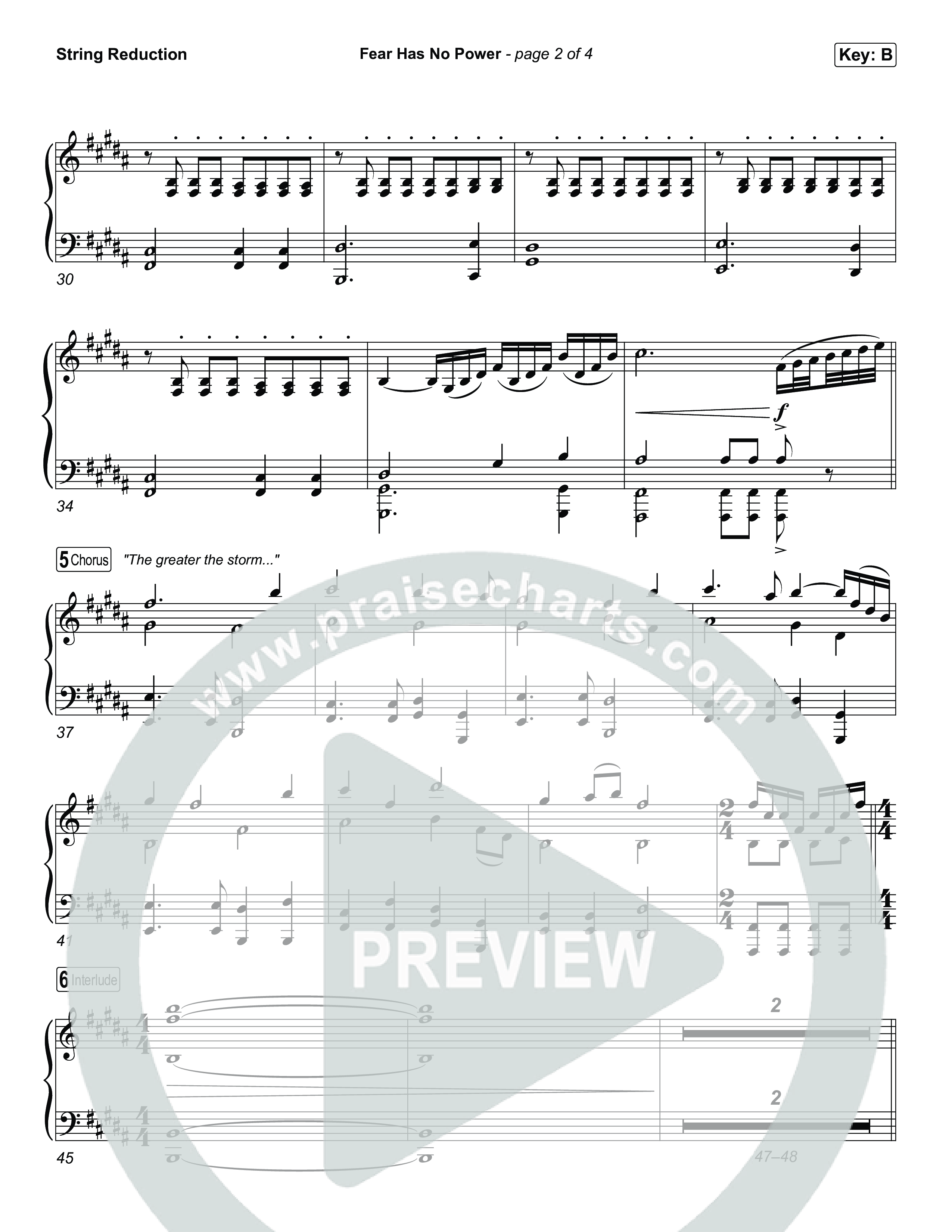 Fear Has No Power String Reduction (Phil Wickham)