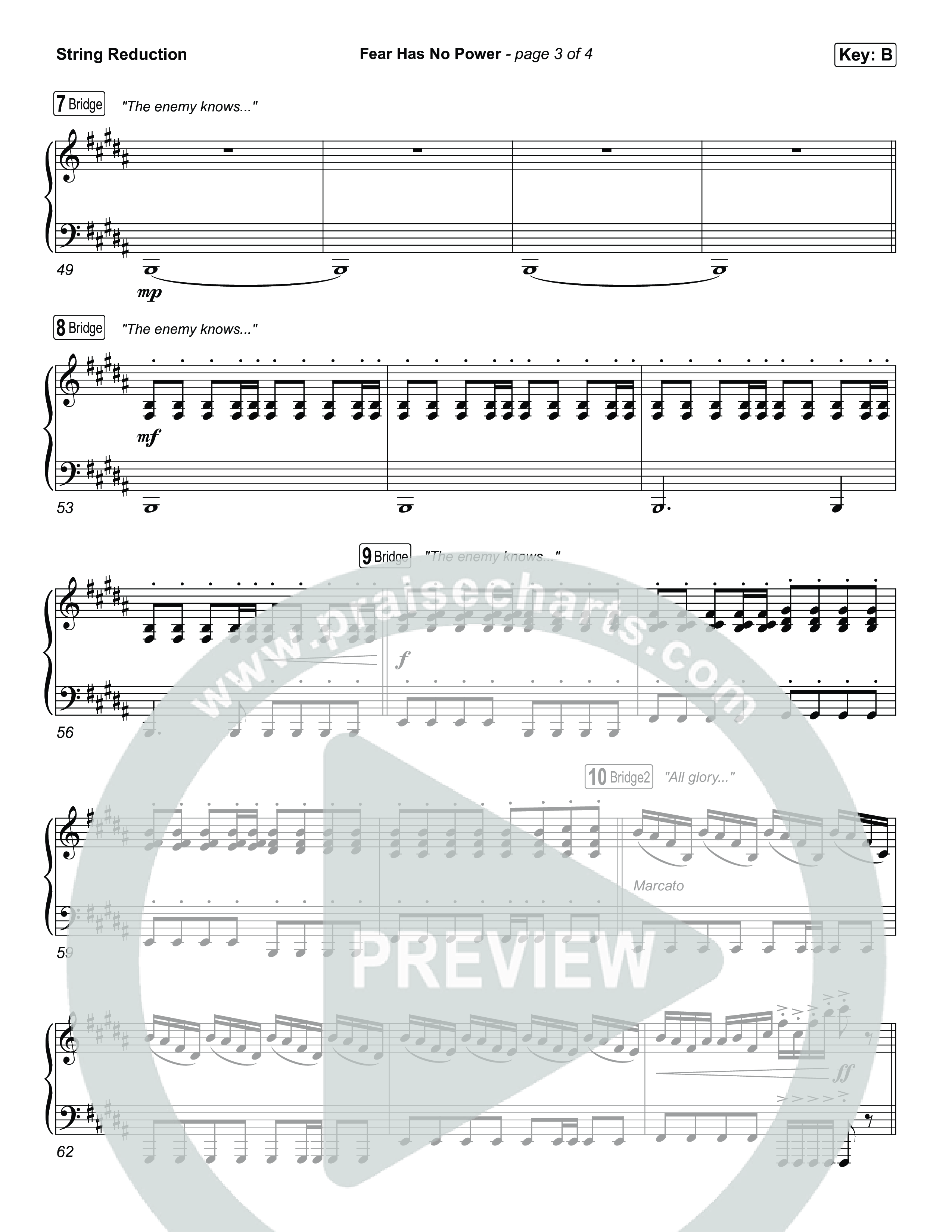 Fear Has No Power String Reduction (Phil Wickham)