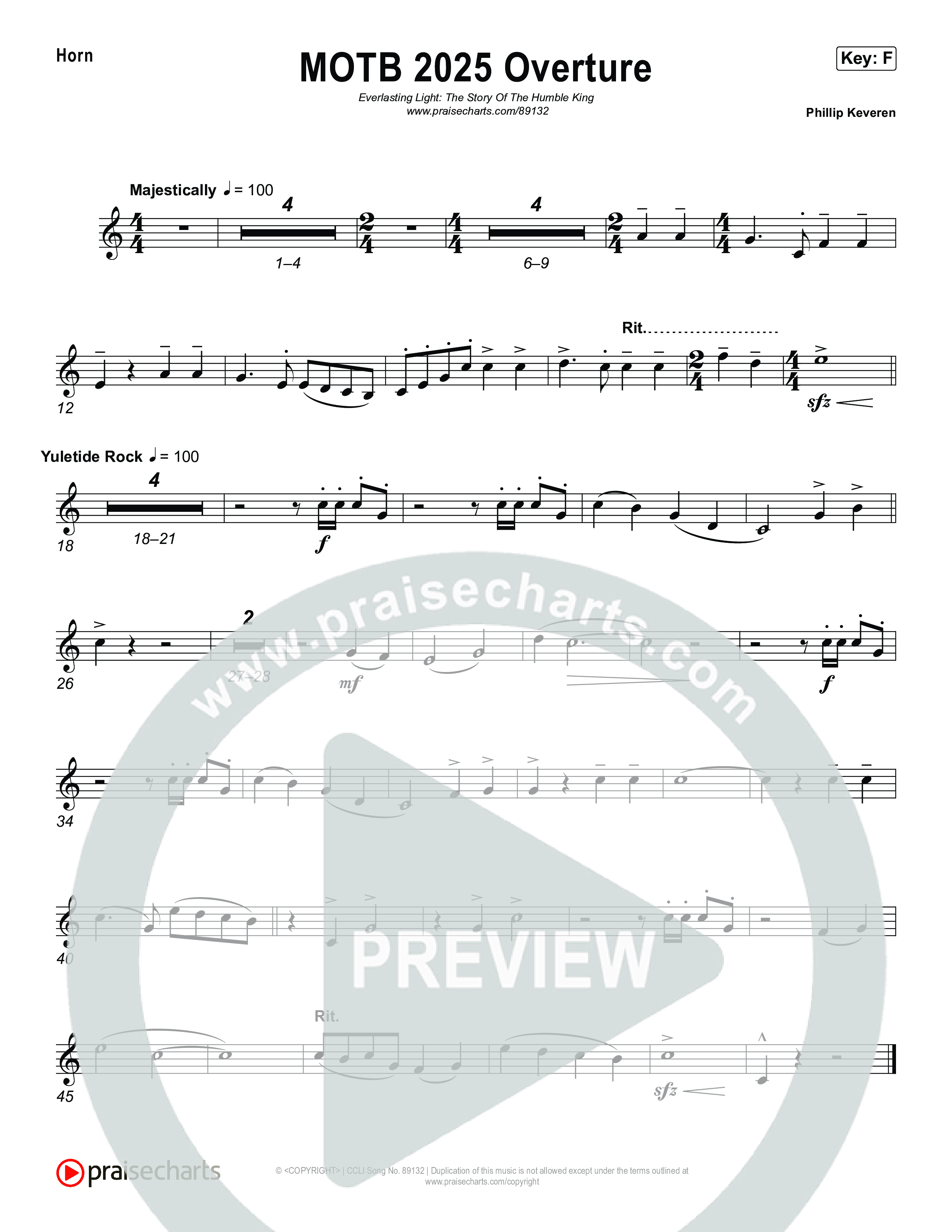 Overture Brass Pack (Museum Of The Bible / Arr. Phillip Keveren)