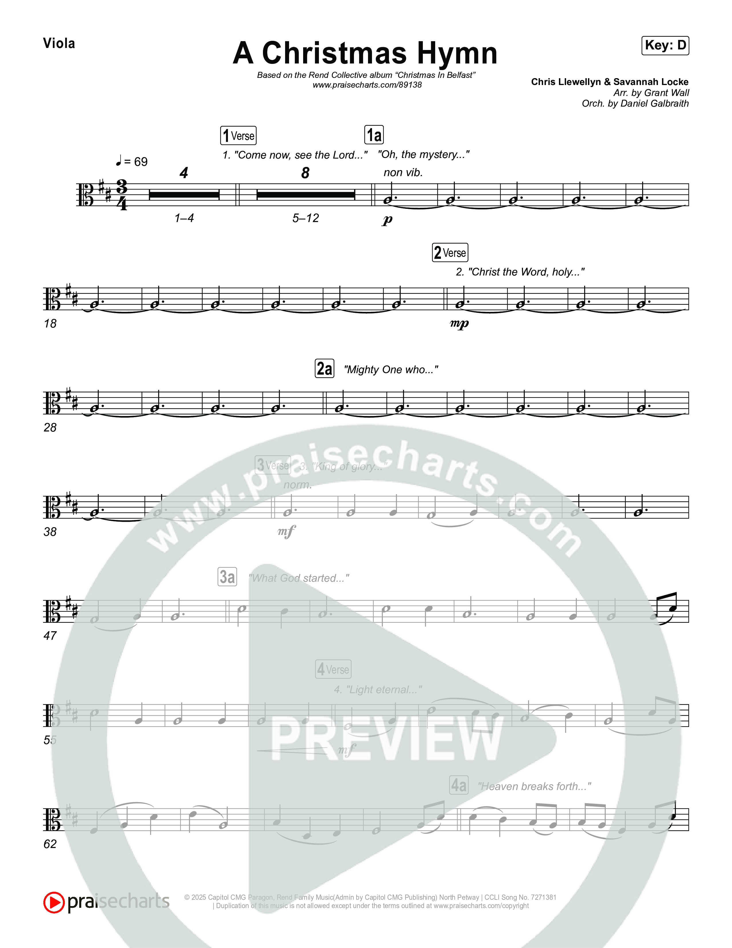 A Christmas Hymn String Pack (Rend Collective)