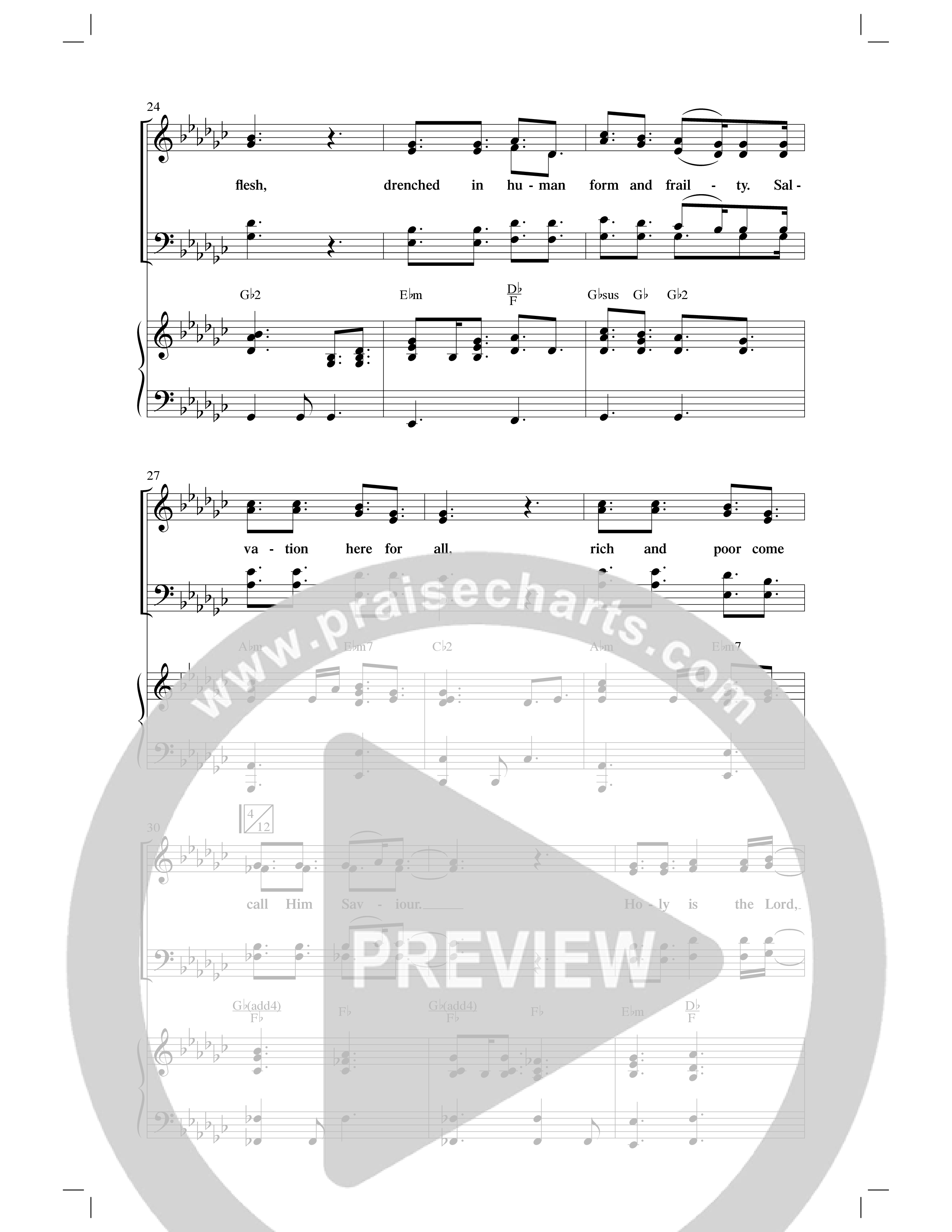 Saviour (Choral Anthem SATB) Anthem (SATB/Piano) (Word Music Choral / Arr. Daniel Semsen)