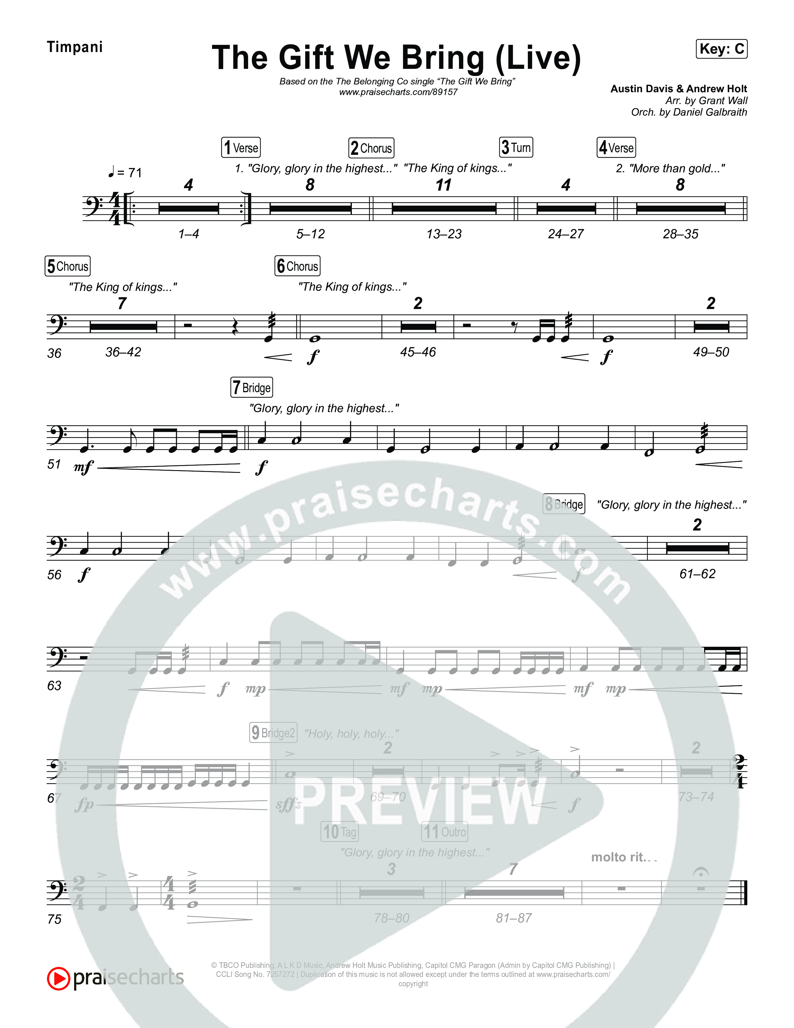 The Gift We Bring (Live) Timpani (The Belonging Co / Andrew Holt)