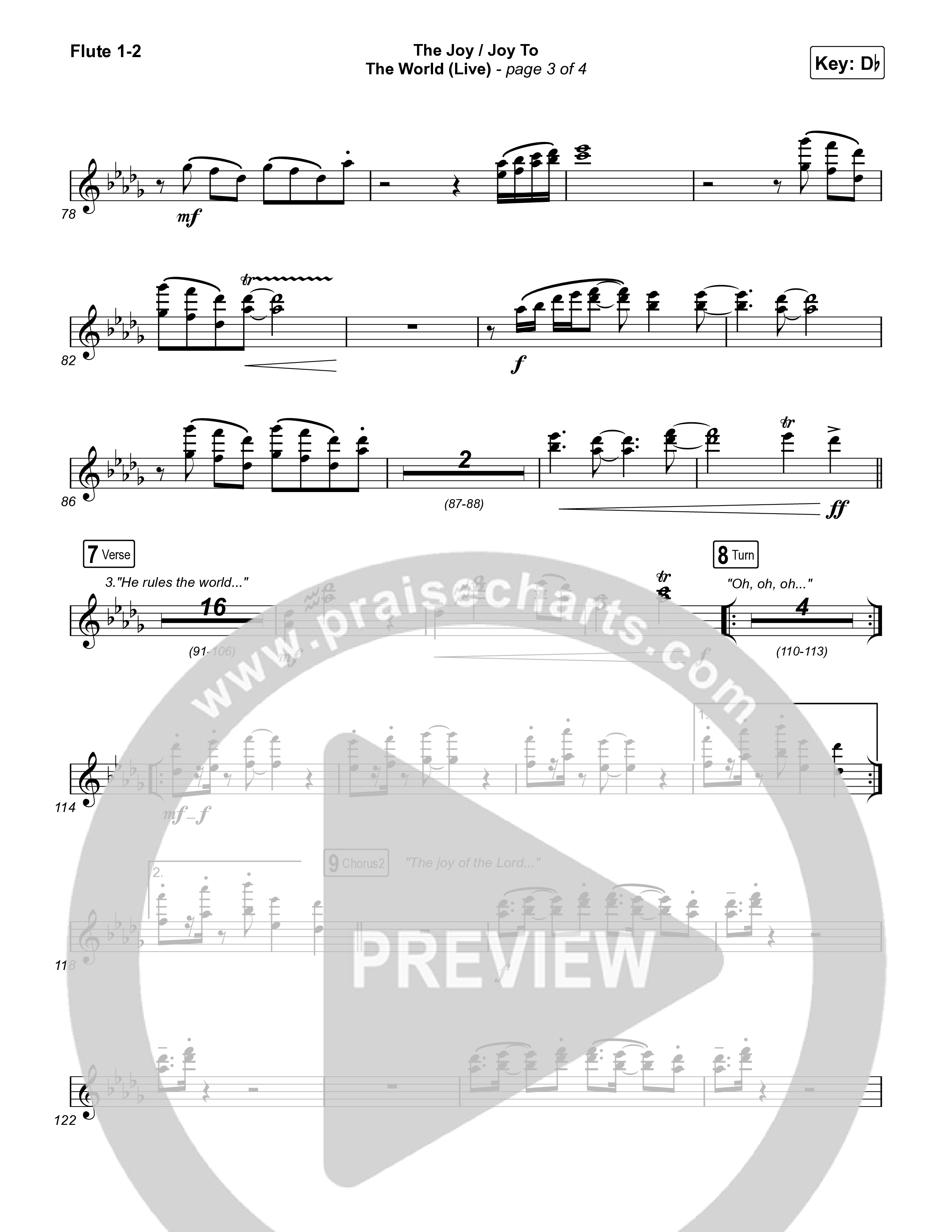 The Joy / Joy To The World (Live) Wind Pack (The Belonging Co / David Dennis)