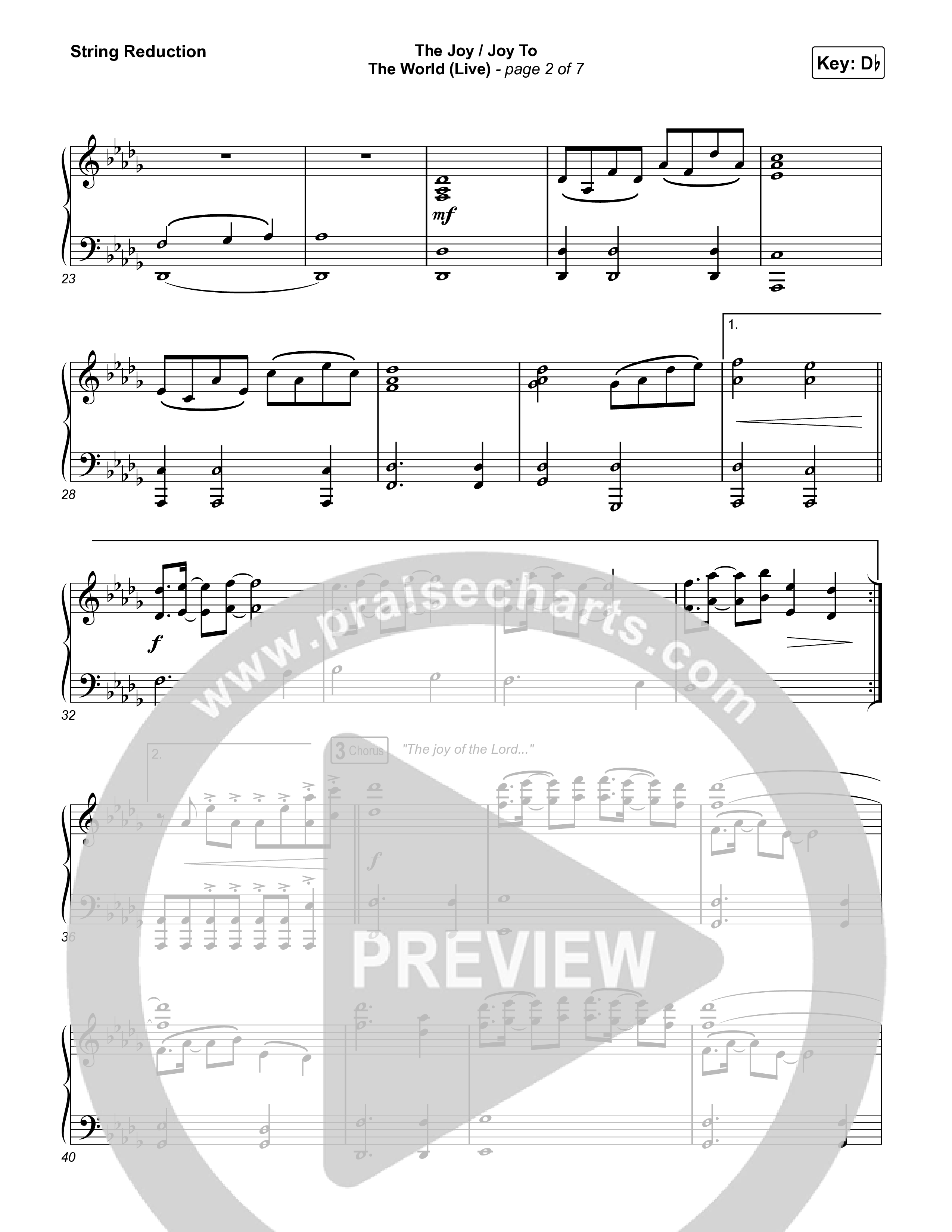 The Joy / Joy To The World (Live) String Reduction (The Belonging Co / David Dennis)