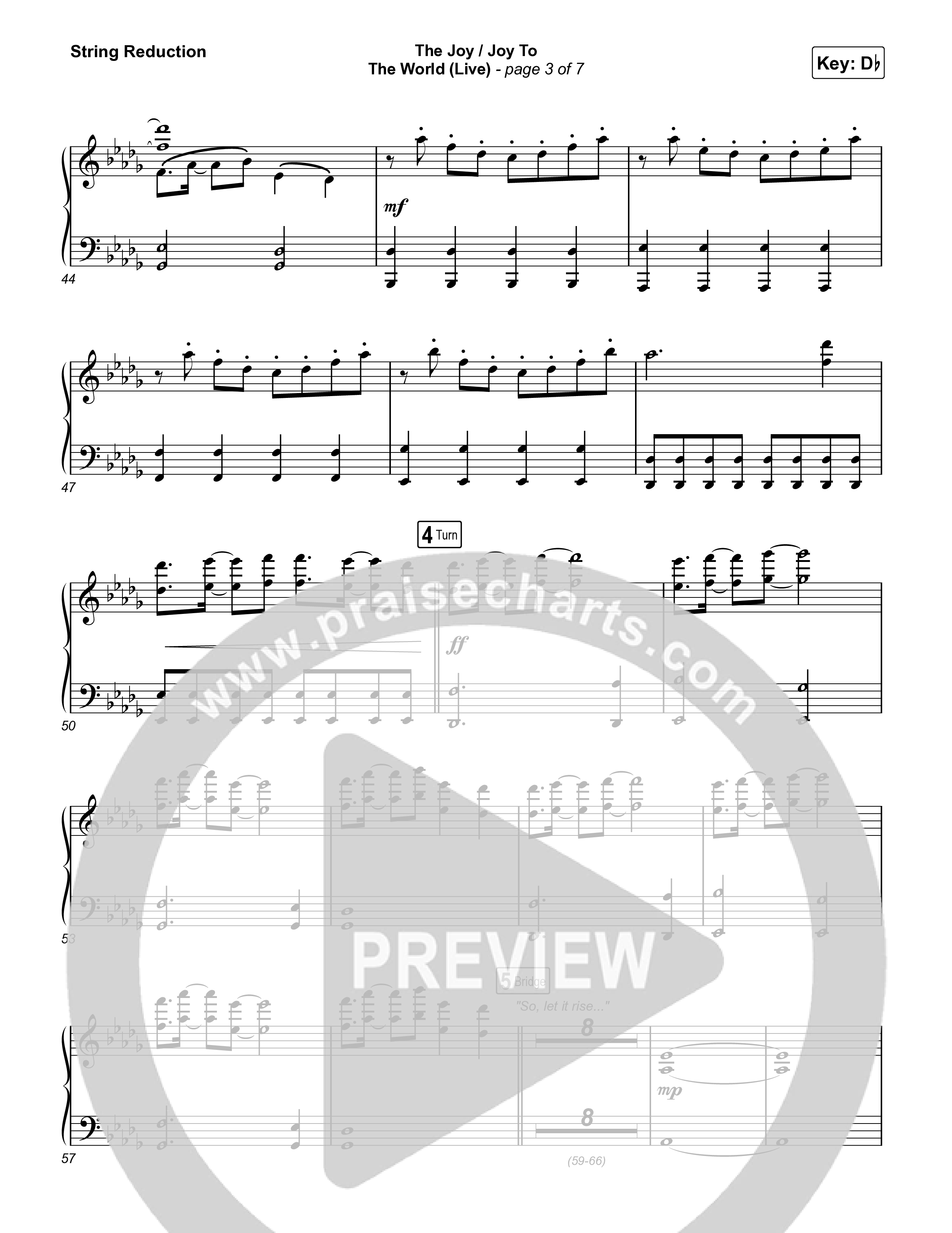 The Joy / Joy To The World (Live) String Reduction (The Belonging Co / David Dennis)