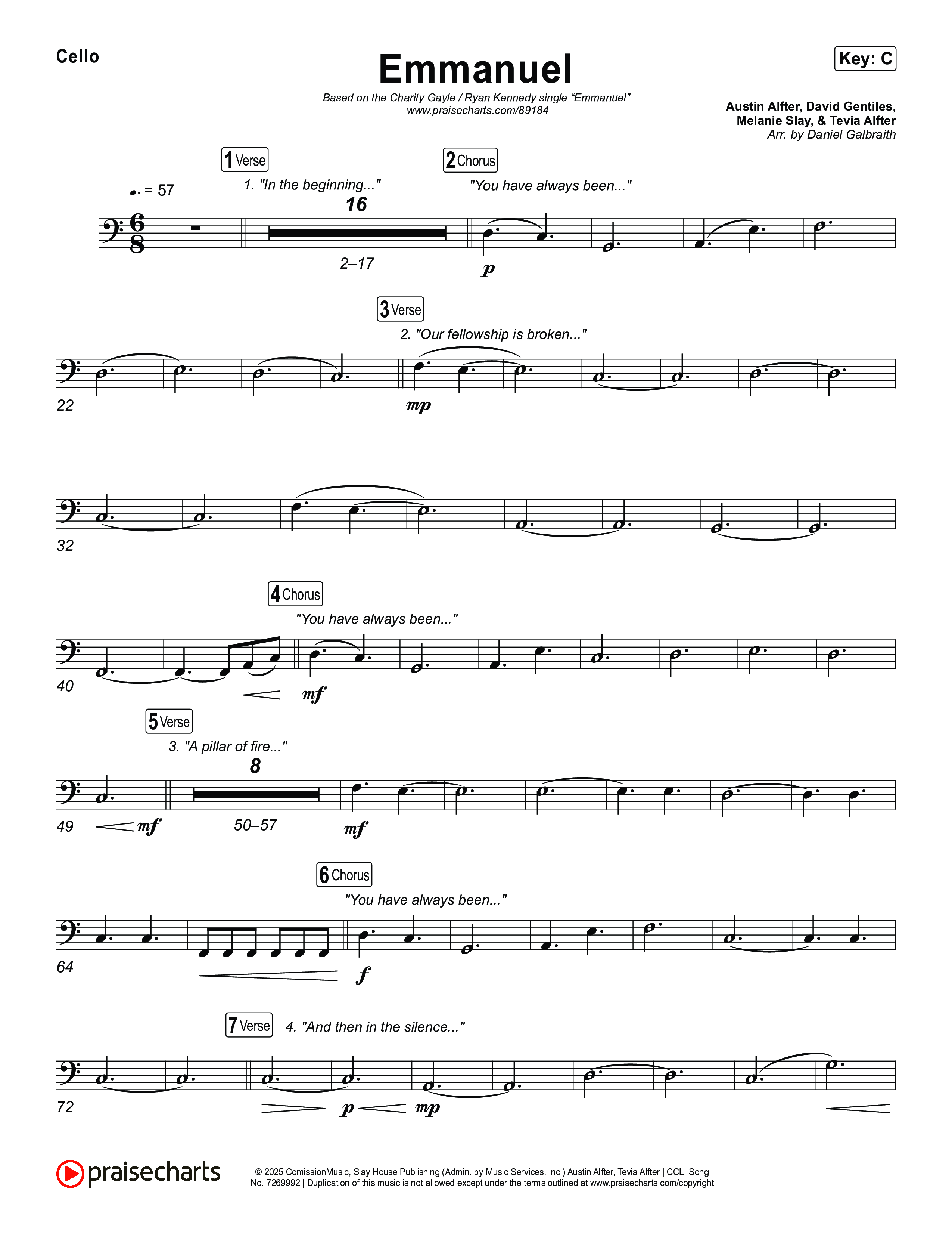 Emmanuel Cello (Charity Gayle / Ryan Kennedy)