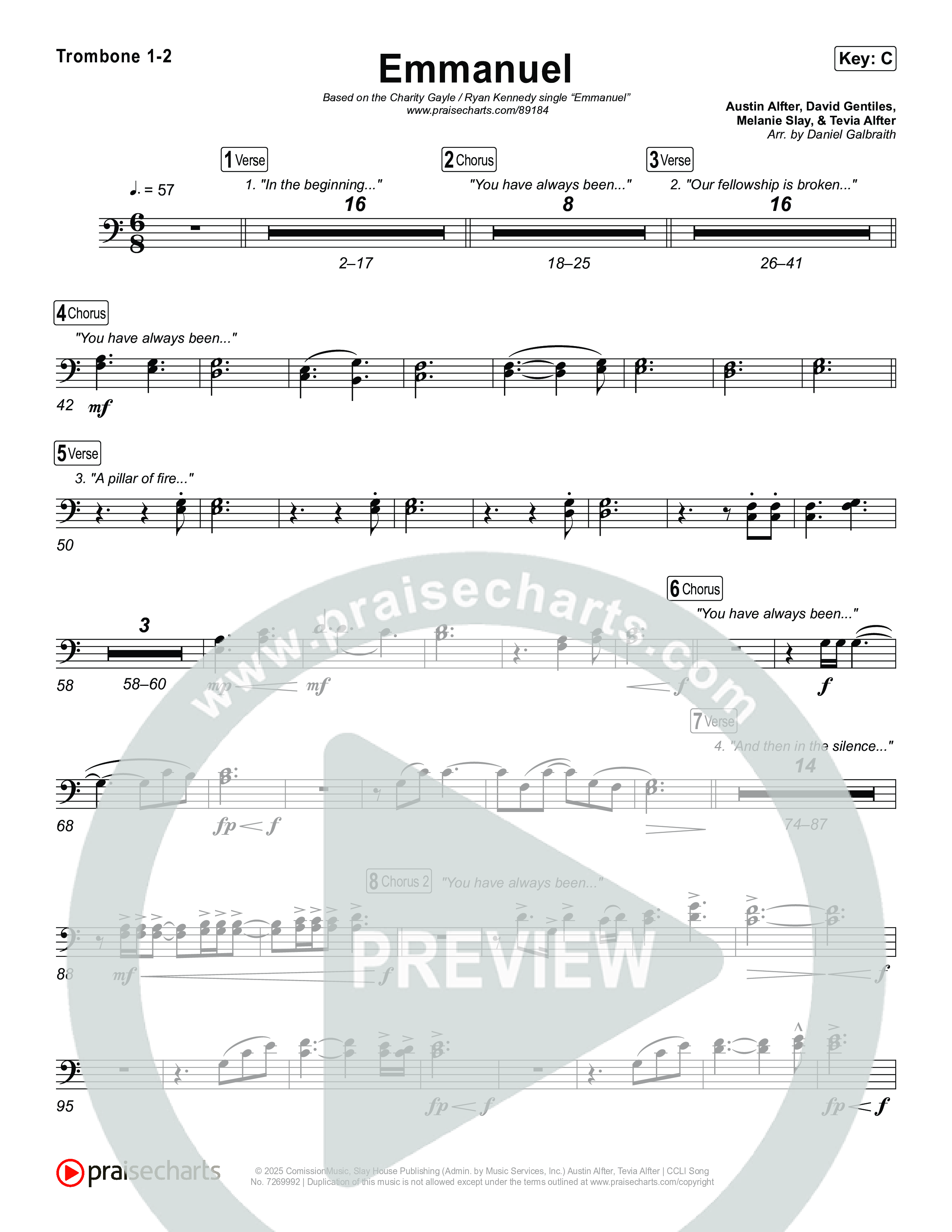 Emmanuel Trombone 1,2 (Charity Gayle / Ryan Kennedy)