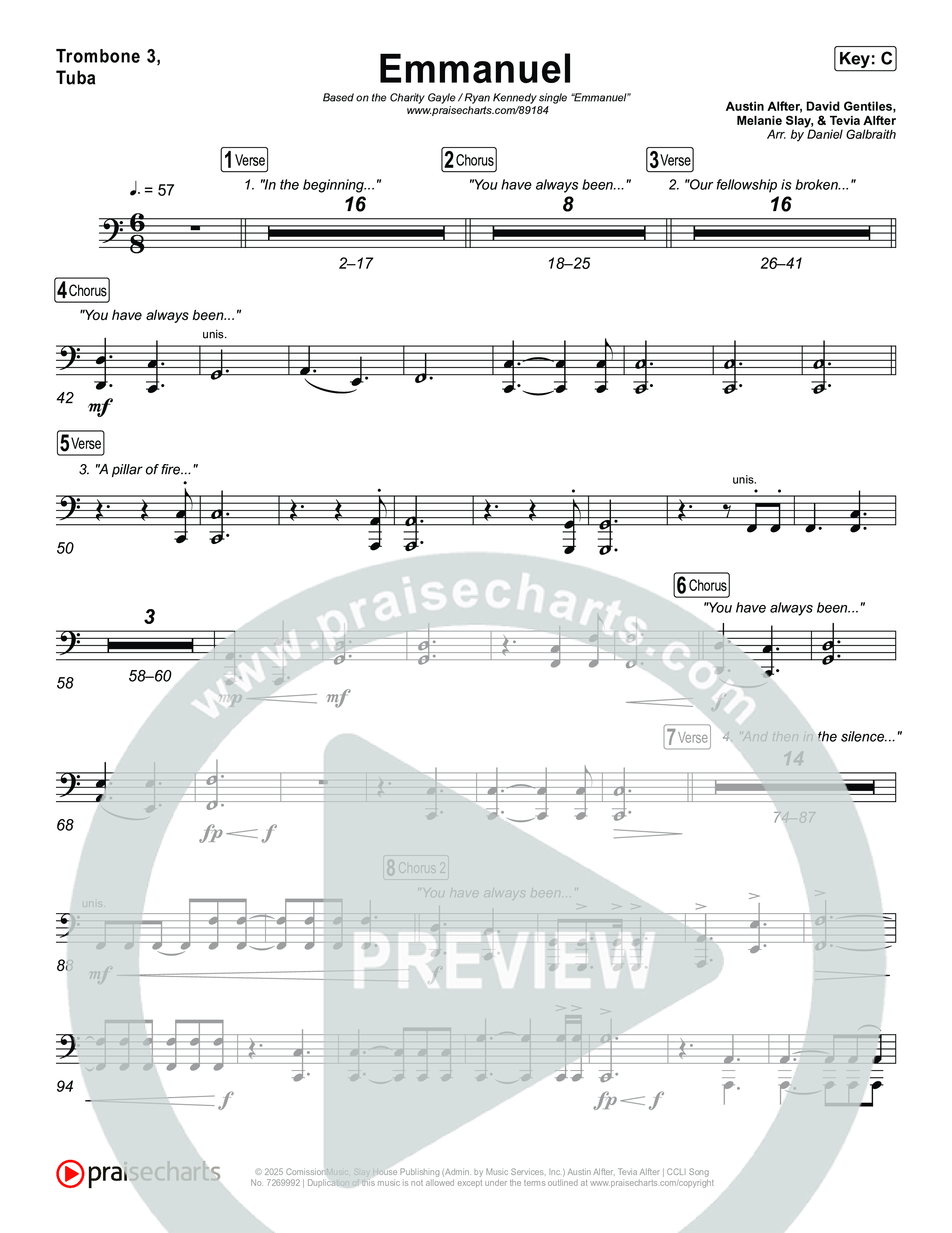 Emmanuel Trombone 1,2 (Charity Gayle / Ryan Kennedy)