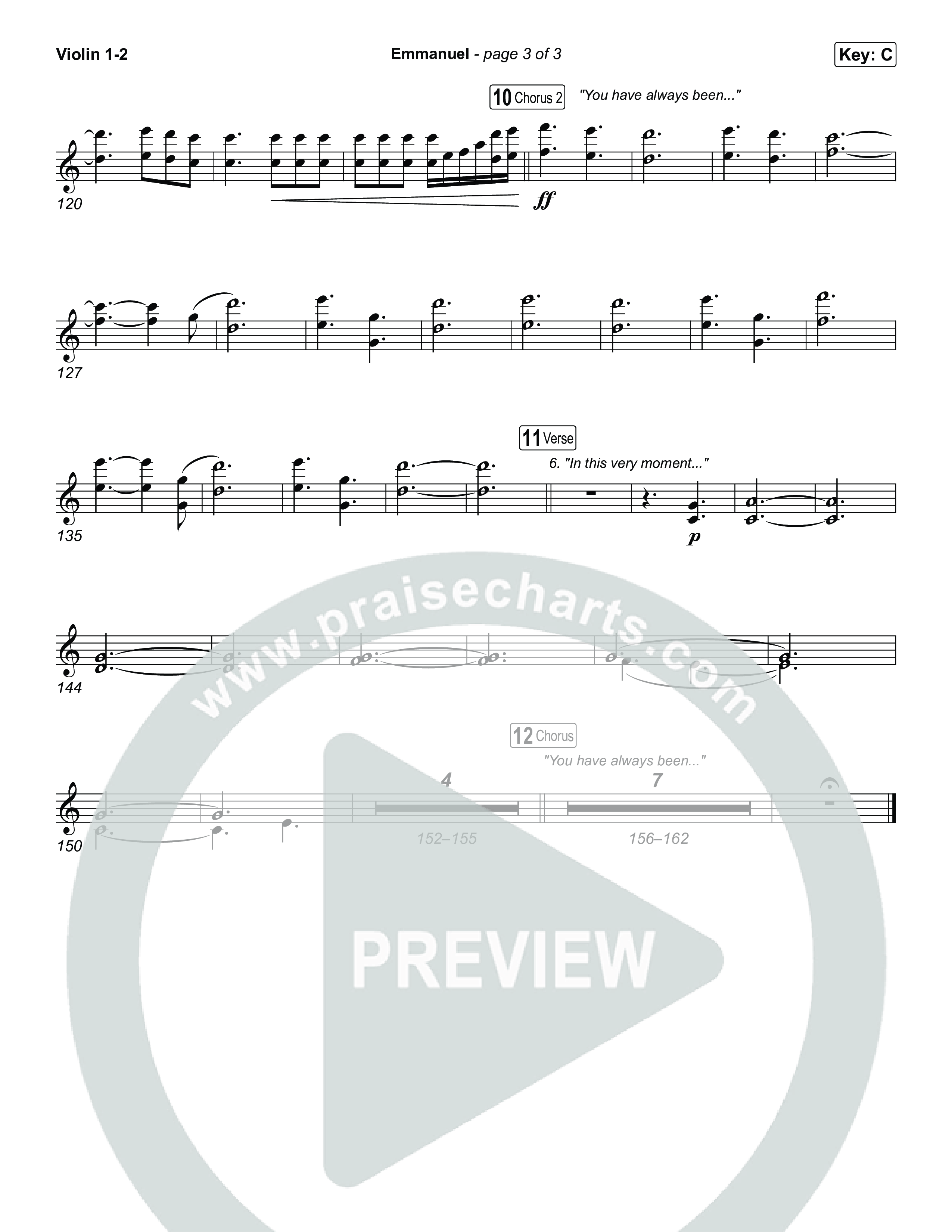 Emmanuel Violin 1,2 (Charity Gayle / Ryan Kennedy)