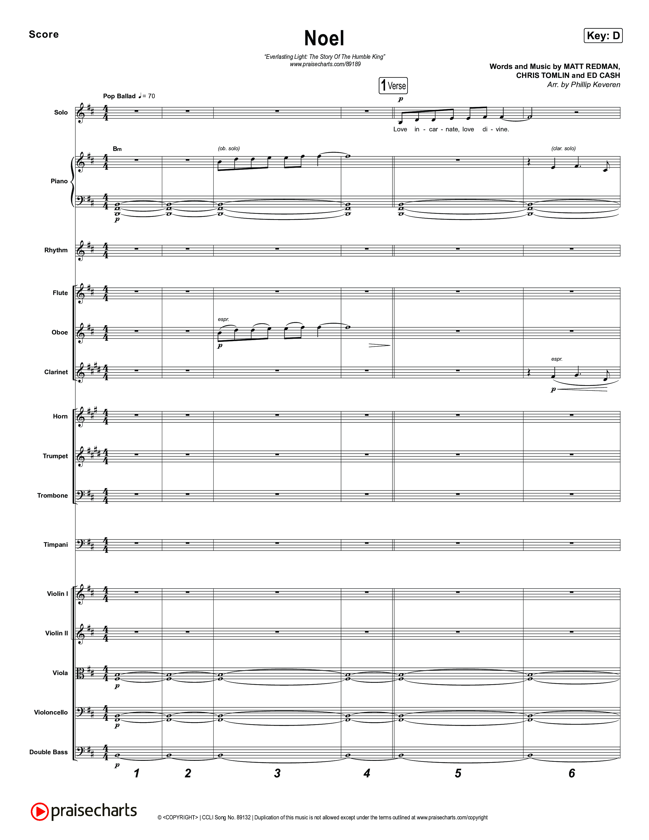 Noel Orchestration (Museum Of The Bible / Arr. Phillip Keveren)