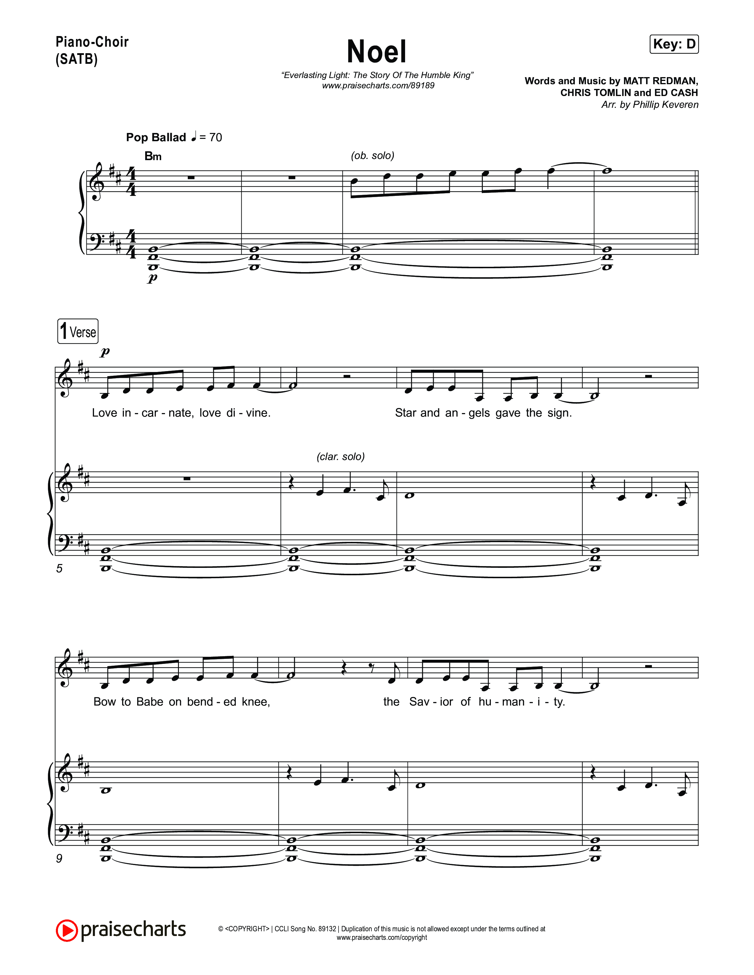 Noel Piano/Vocal Pack (Museum Of The Bible / Arr. Phillip Keveren)