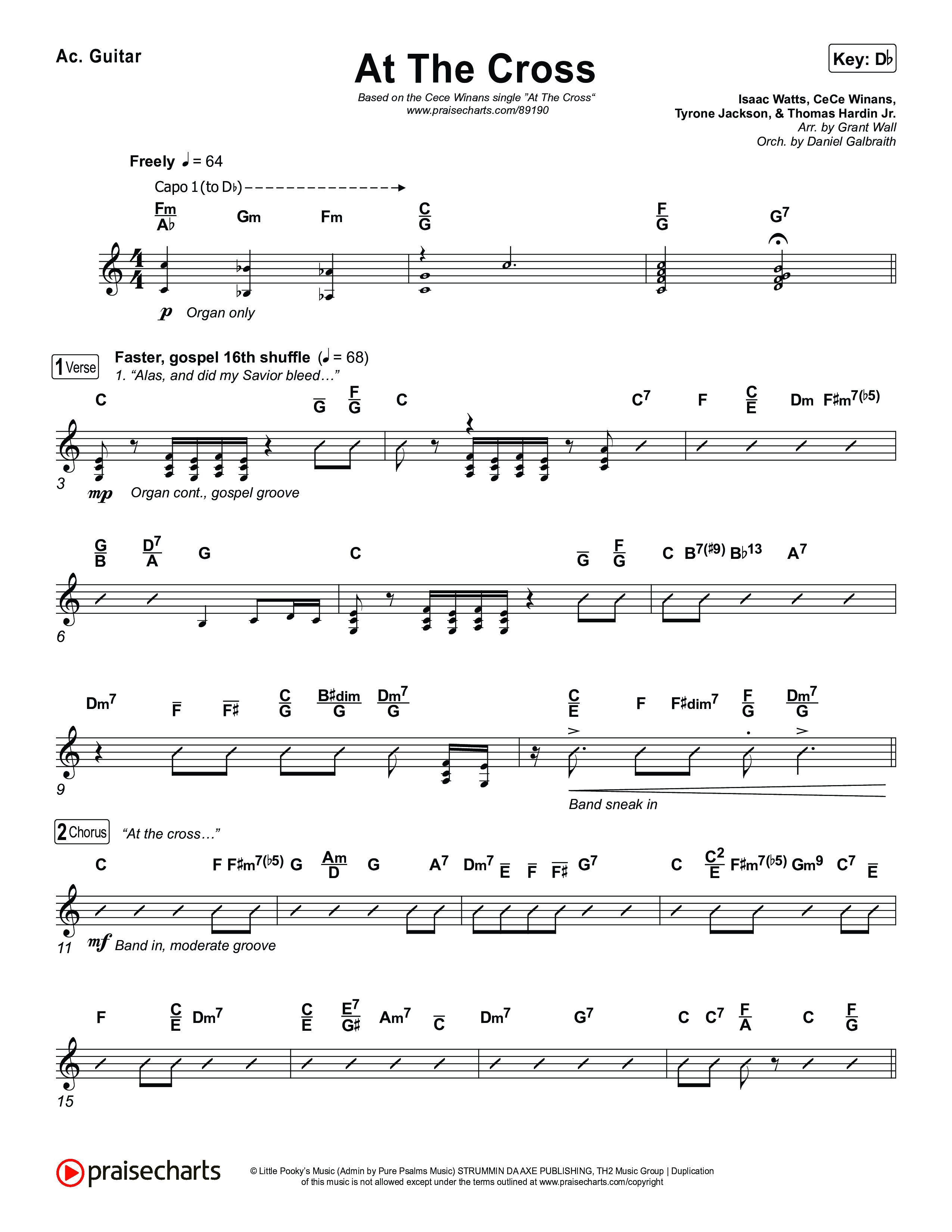 At The Cross Acoustic Guitar (CeCe Winans)