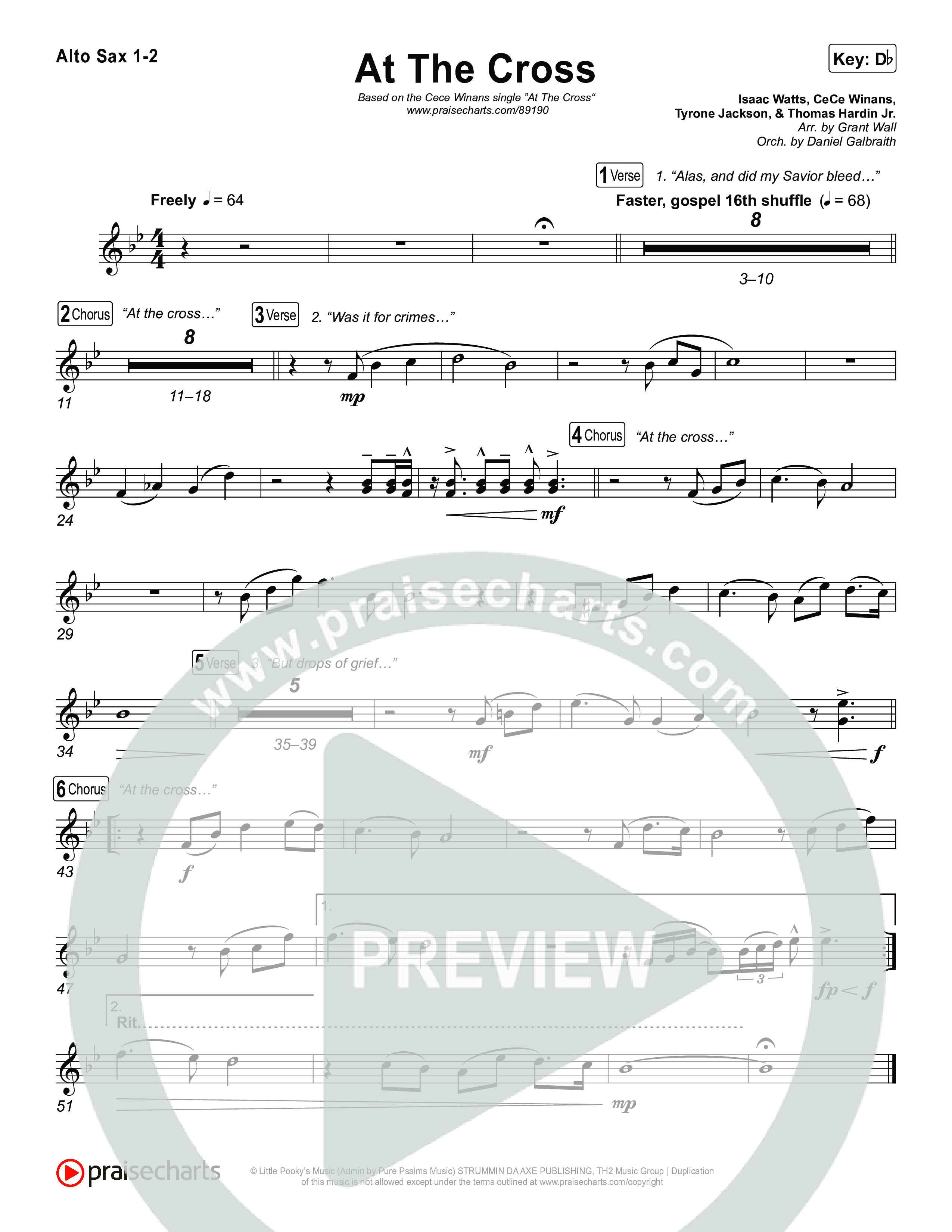 At The Cross Alto Sax 1,2 (CeCe Winans)