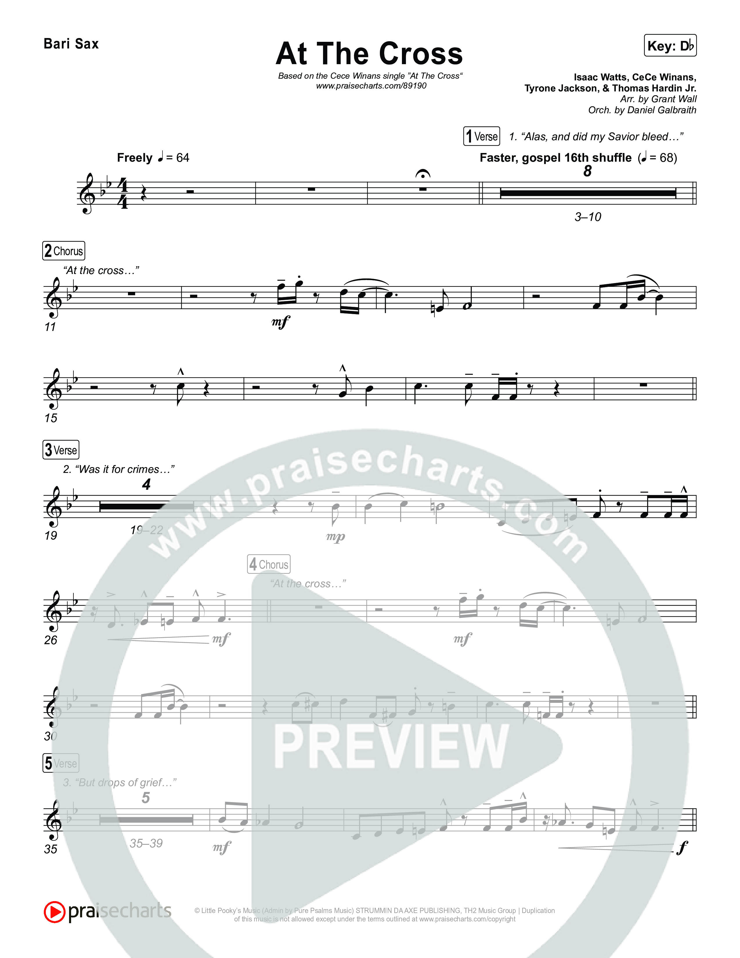 At The Cross Bari Sax (CeCe Winans)