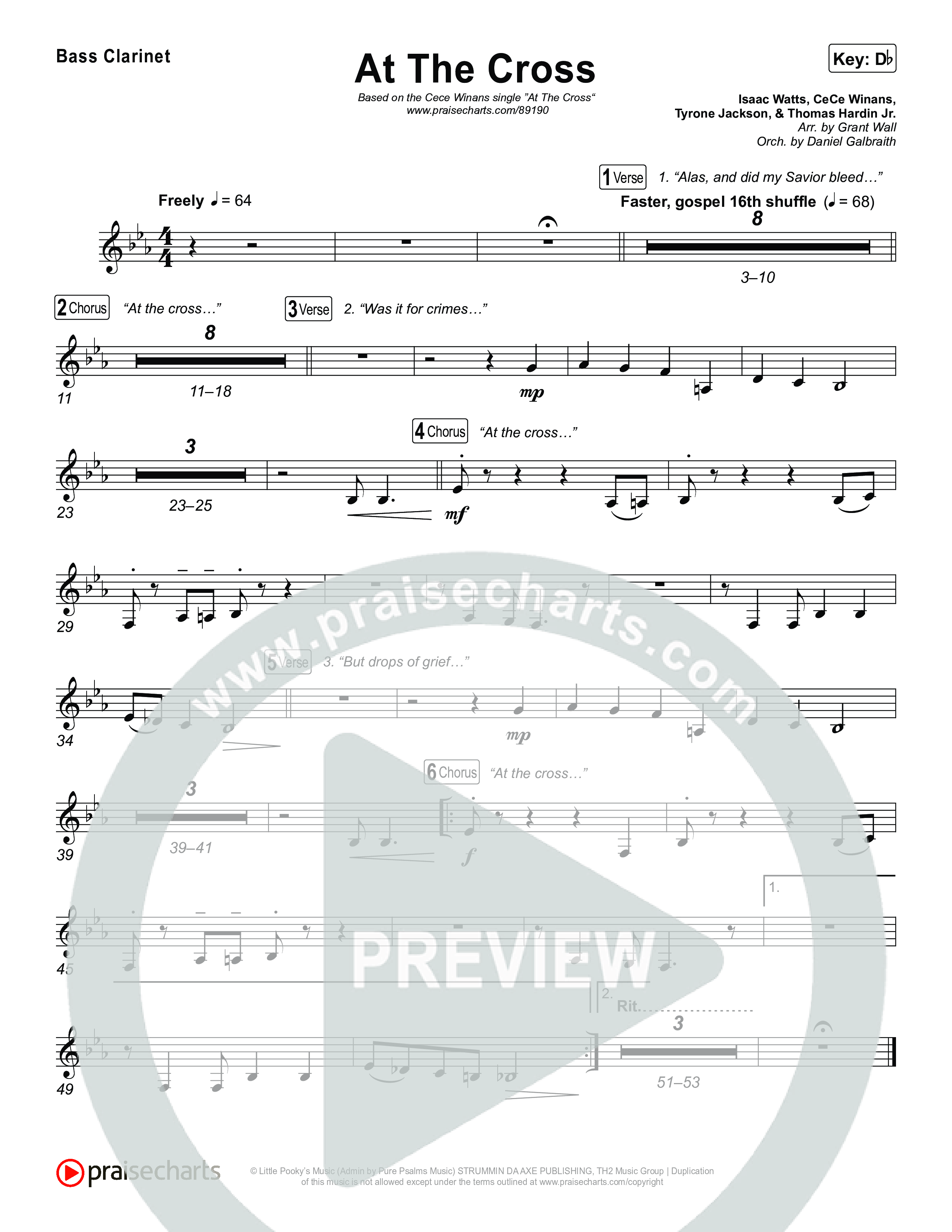 At The Cross Bass Clarinet (CeCe Winans)