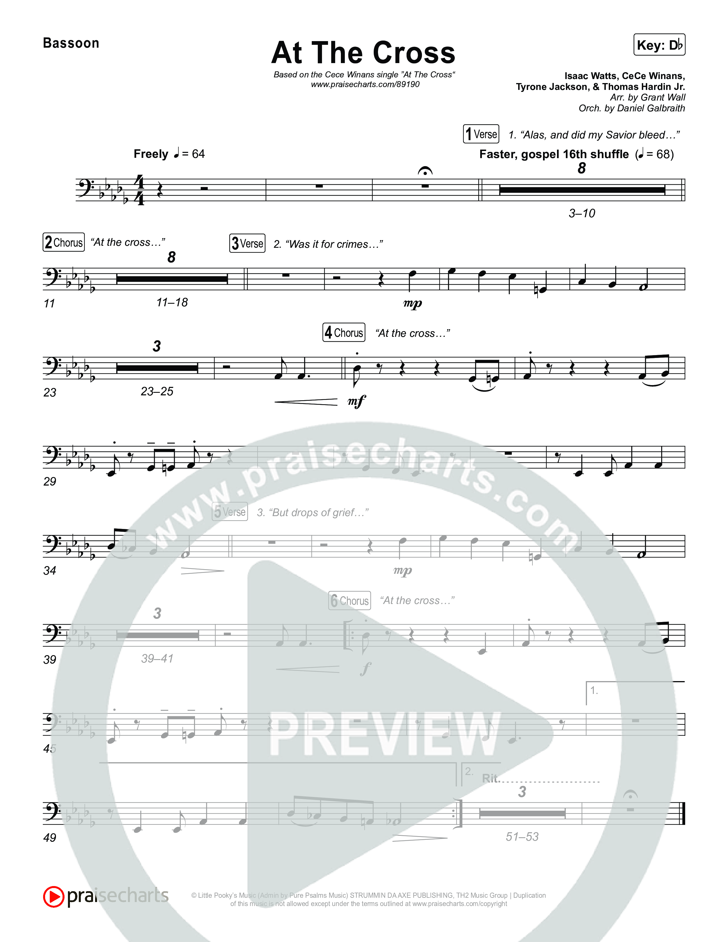 At The Cross Bassoon (CeCe Winans)