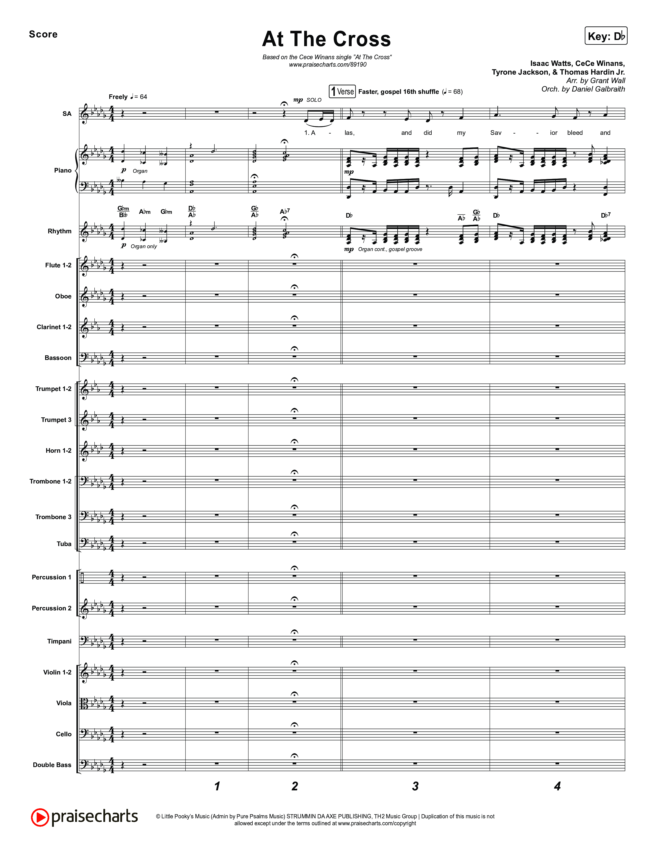 At The Cross Orchestration (CeCe Winans)