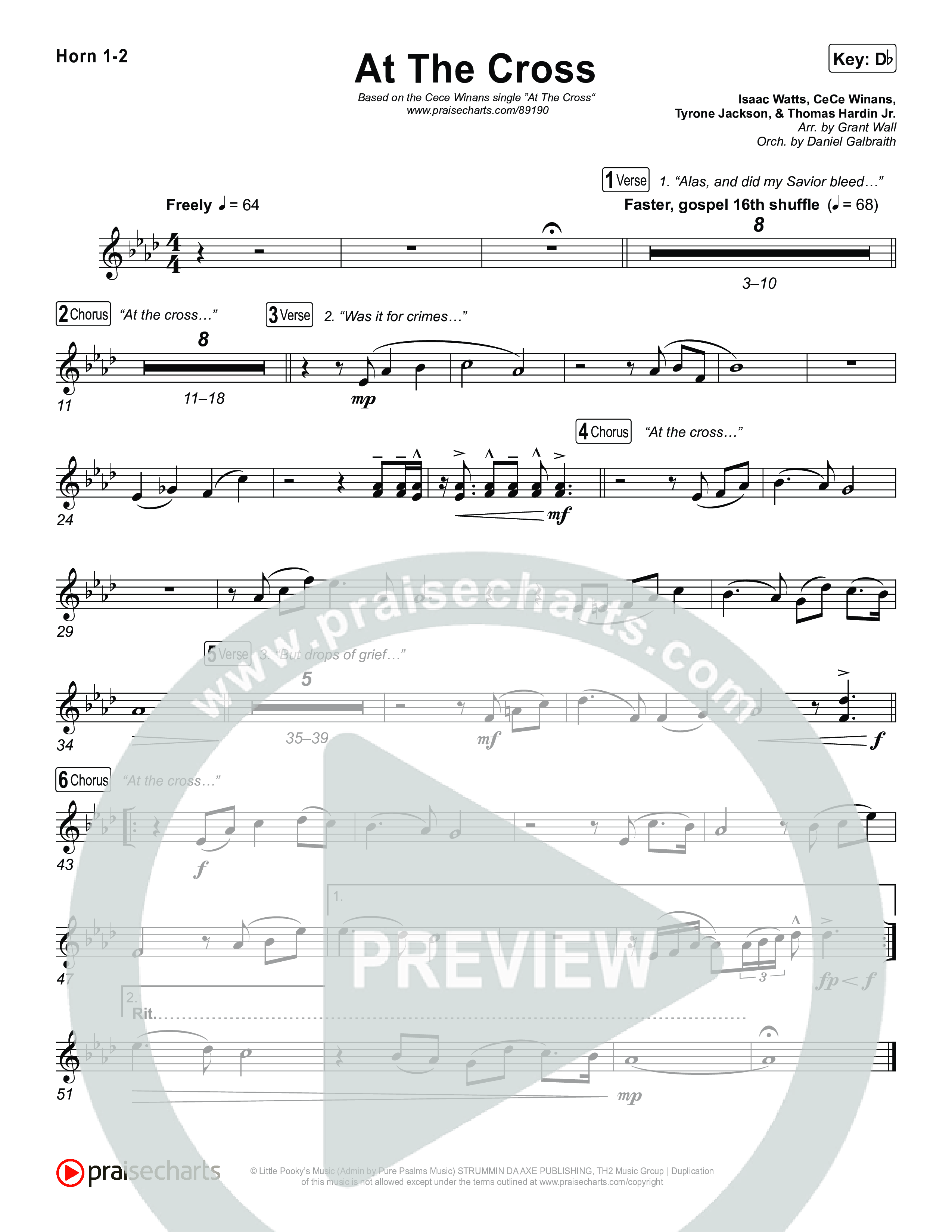 At The Cross French Horn 1,2 (CeCe Winans)