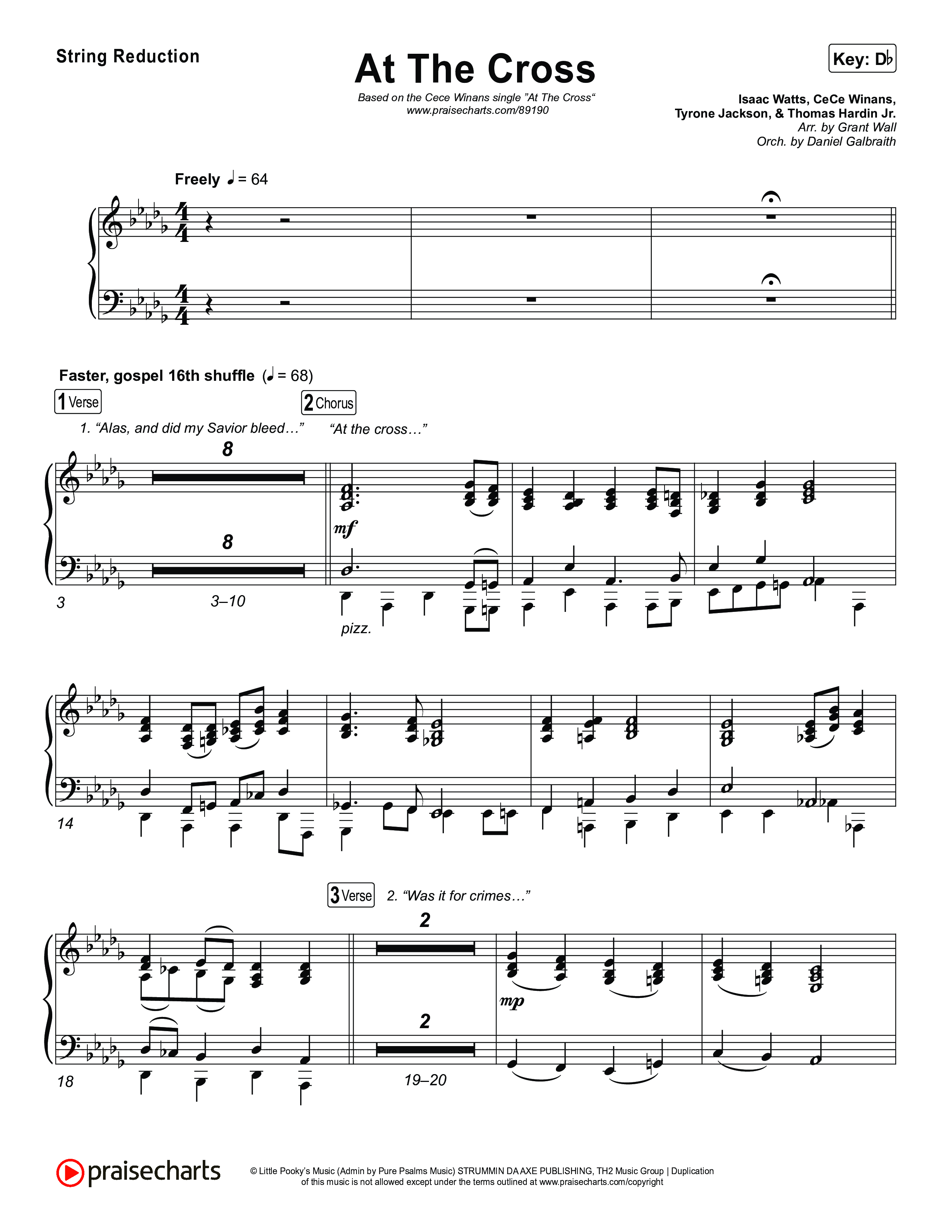 At The Cross String Reduction (CeCe Winans)