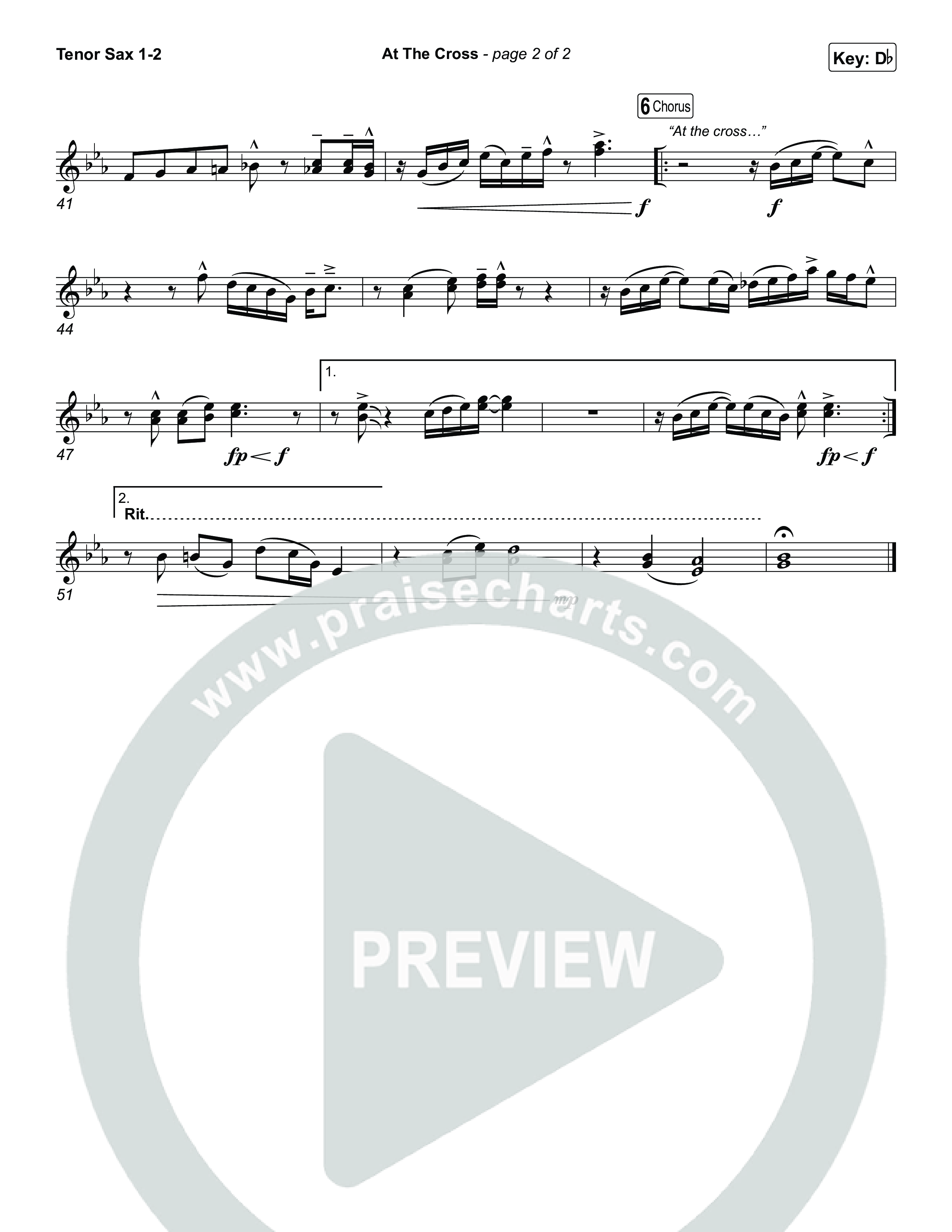 At The Cross Tenor Sax 1,2 (CeCe Winans)
