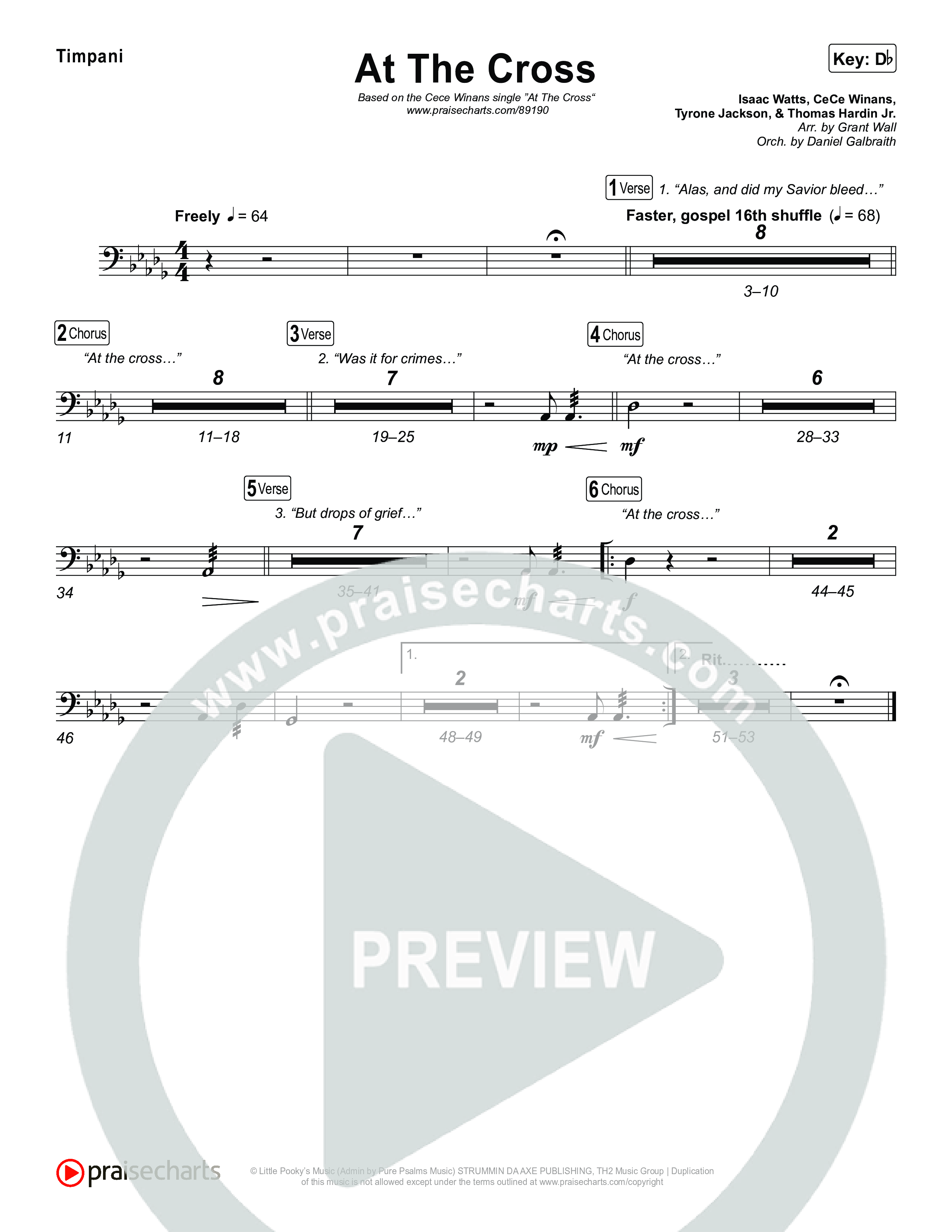 At The Cross Timpani (CeCe Winans)