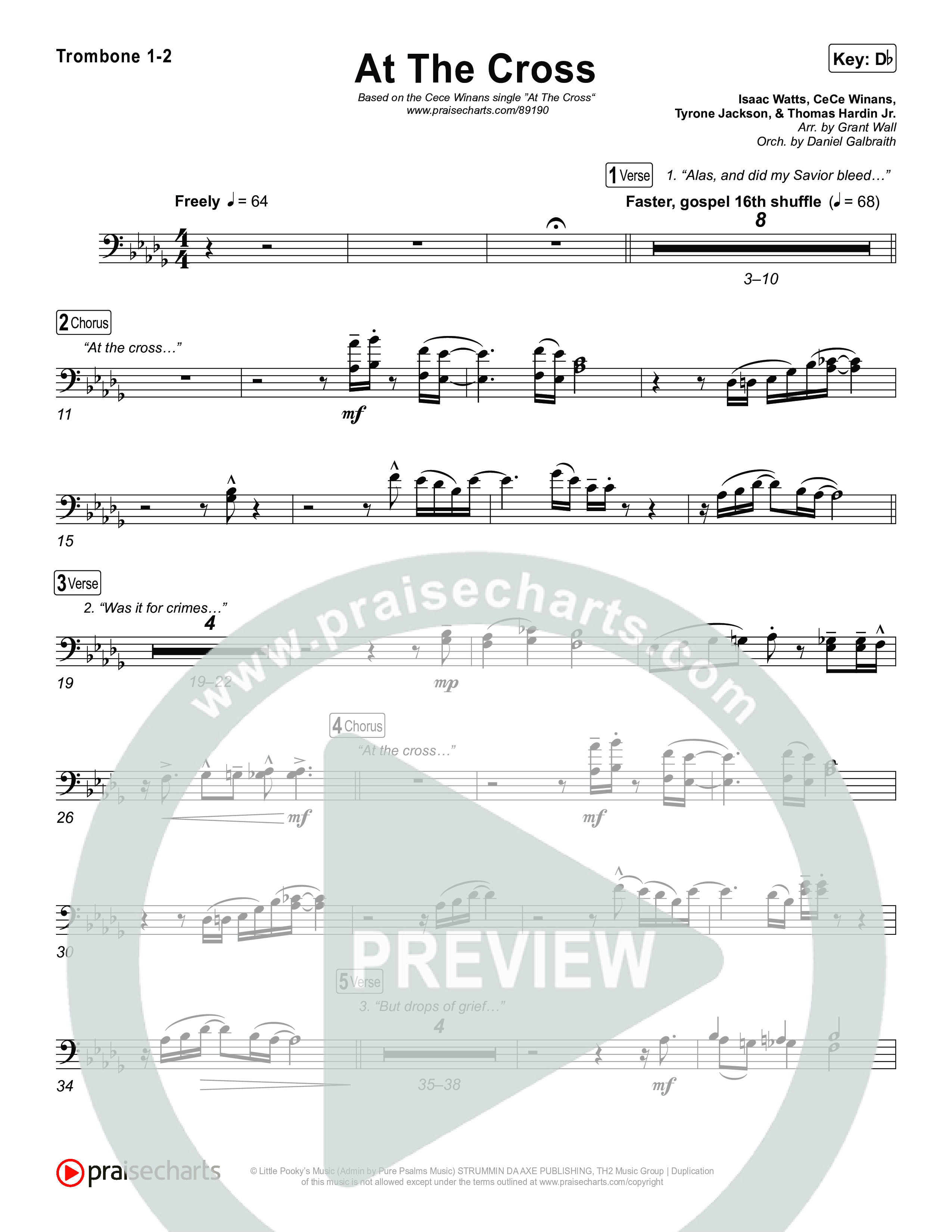 At The Cross Trombone 1,2 (CeCe Winans)