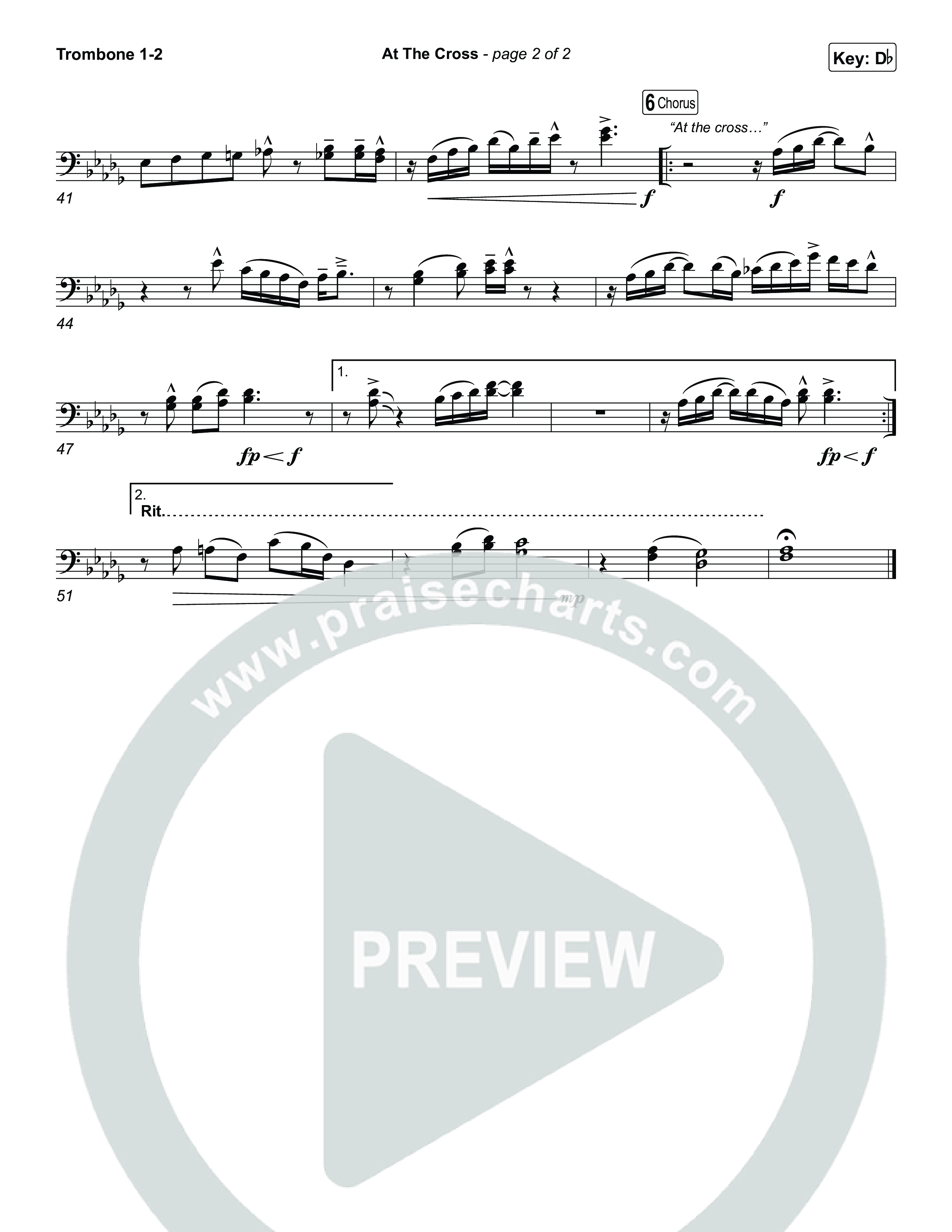 At The Cross Trombone 1,2 (CeCe Winans)