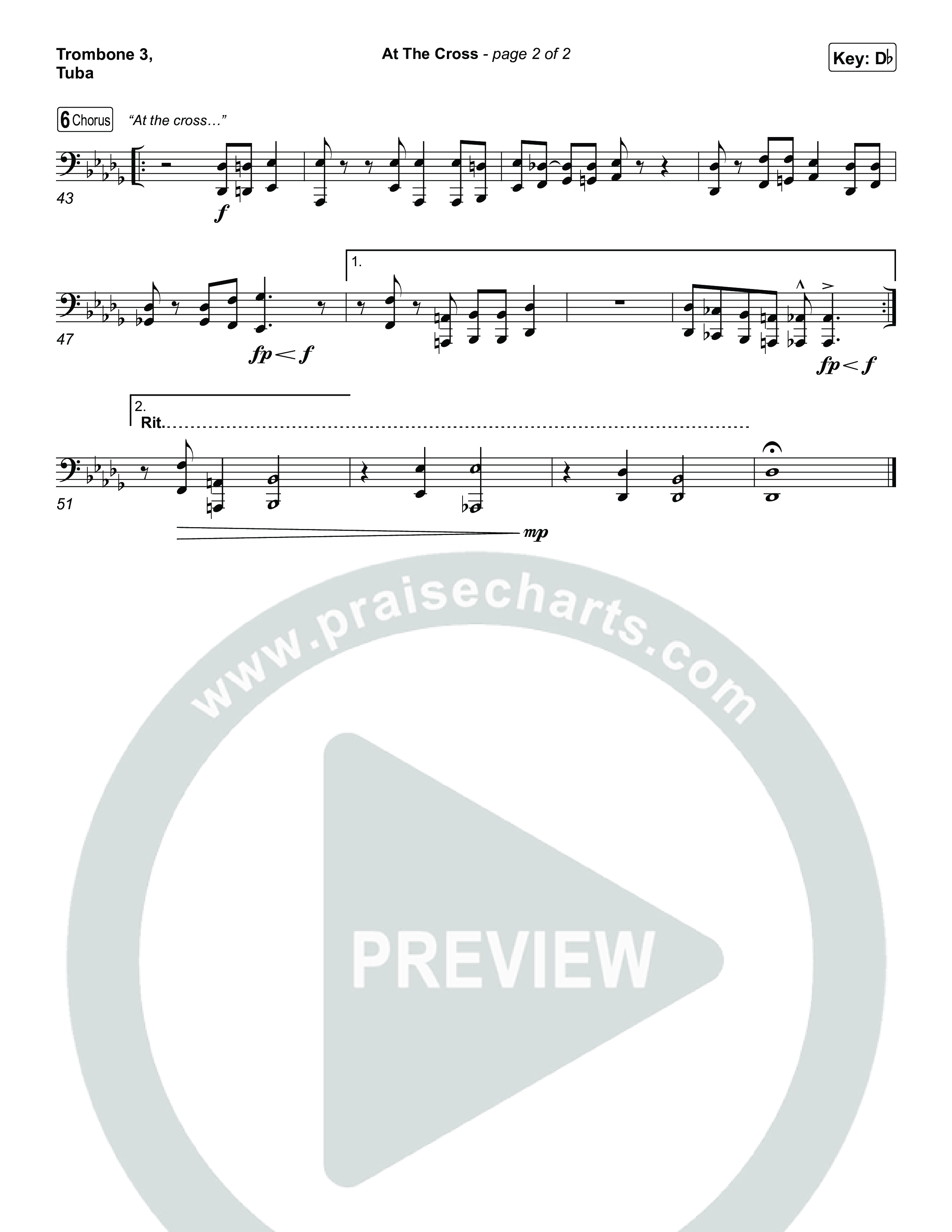 At The Cross Trombone 3/Tuba (CeCe Winans)