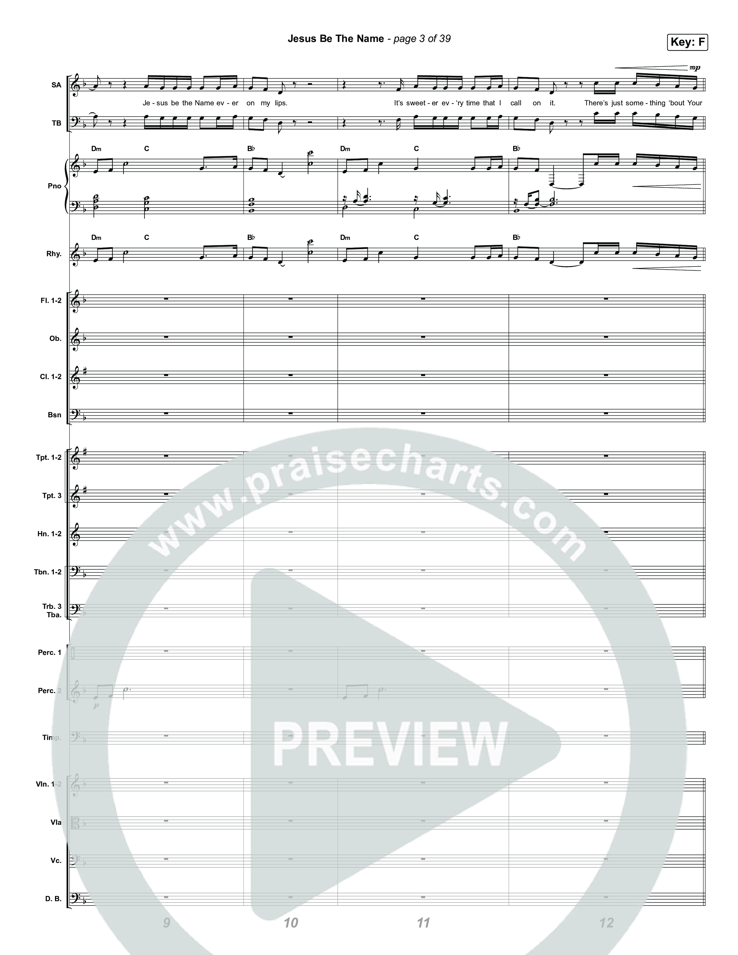 Jesus Be The Name (Sing It Now) Orchestration (Elevation Worship / Arr. Luke Gambill)