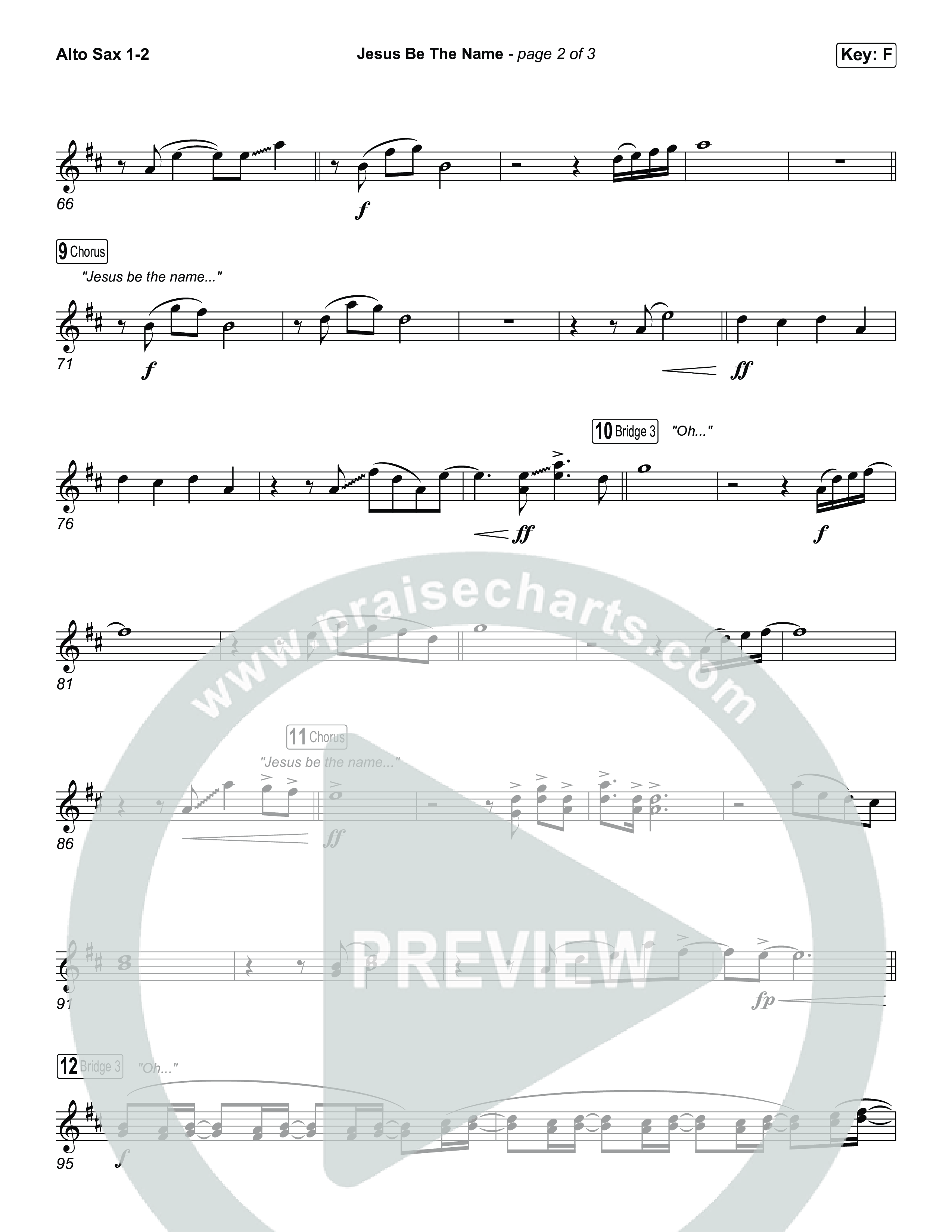 Jesus Be The Name (Worship Choir/SAB) Sax Pack (Elevation Worship / Arr. Luke Gambill)