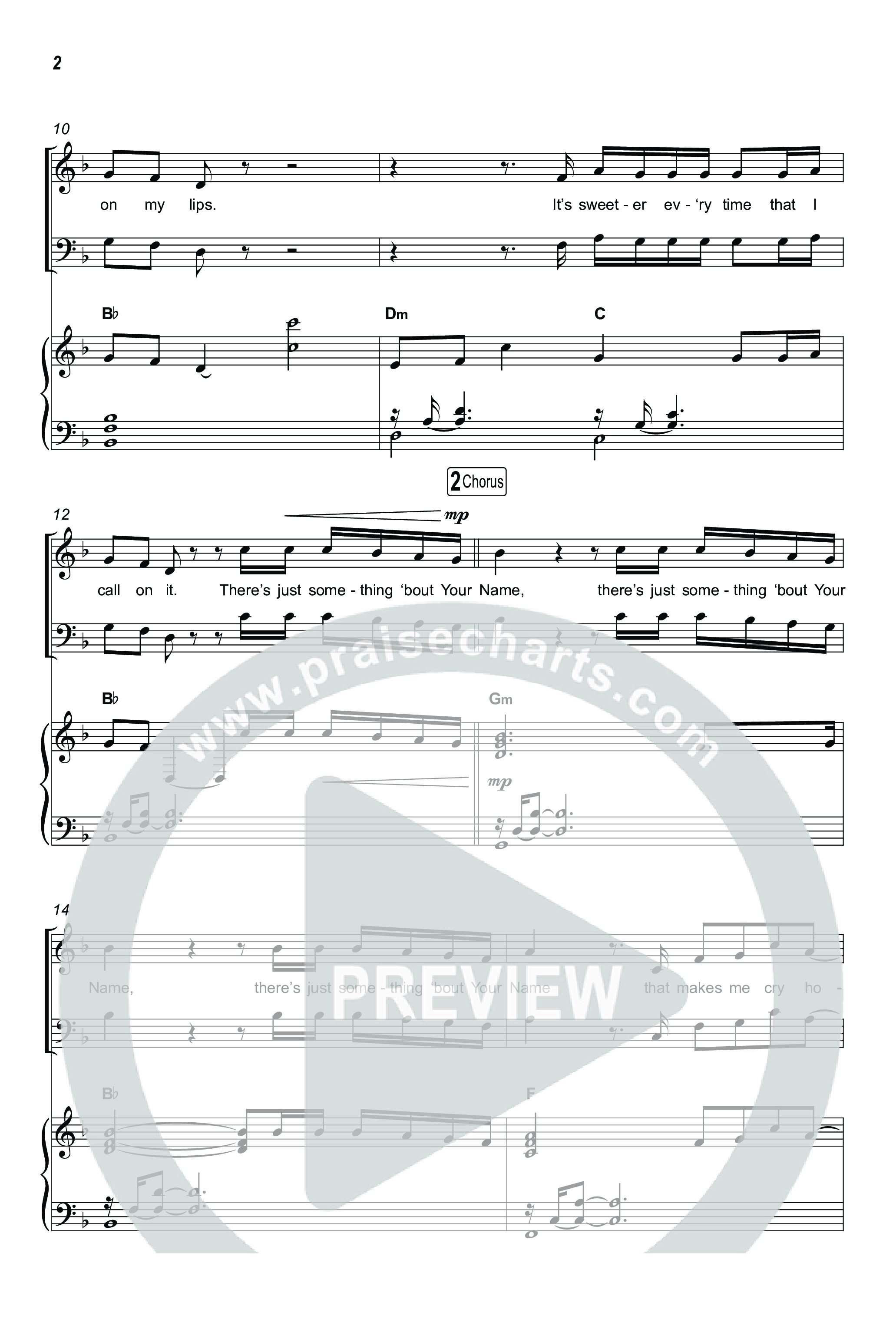 Jesus Be The Name (Worship Choir/SAB) Octavo (SAB & Pno) (Elevation Worship / Arr. Luke Gambill)