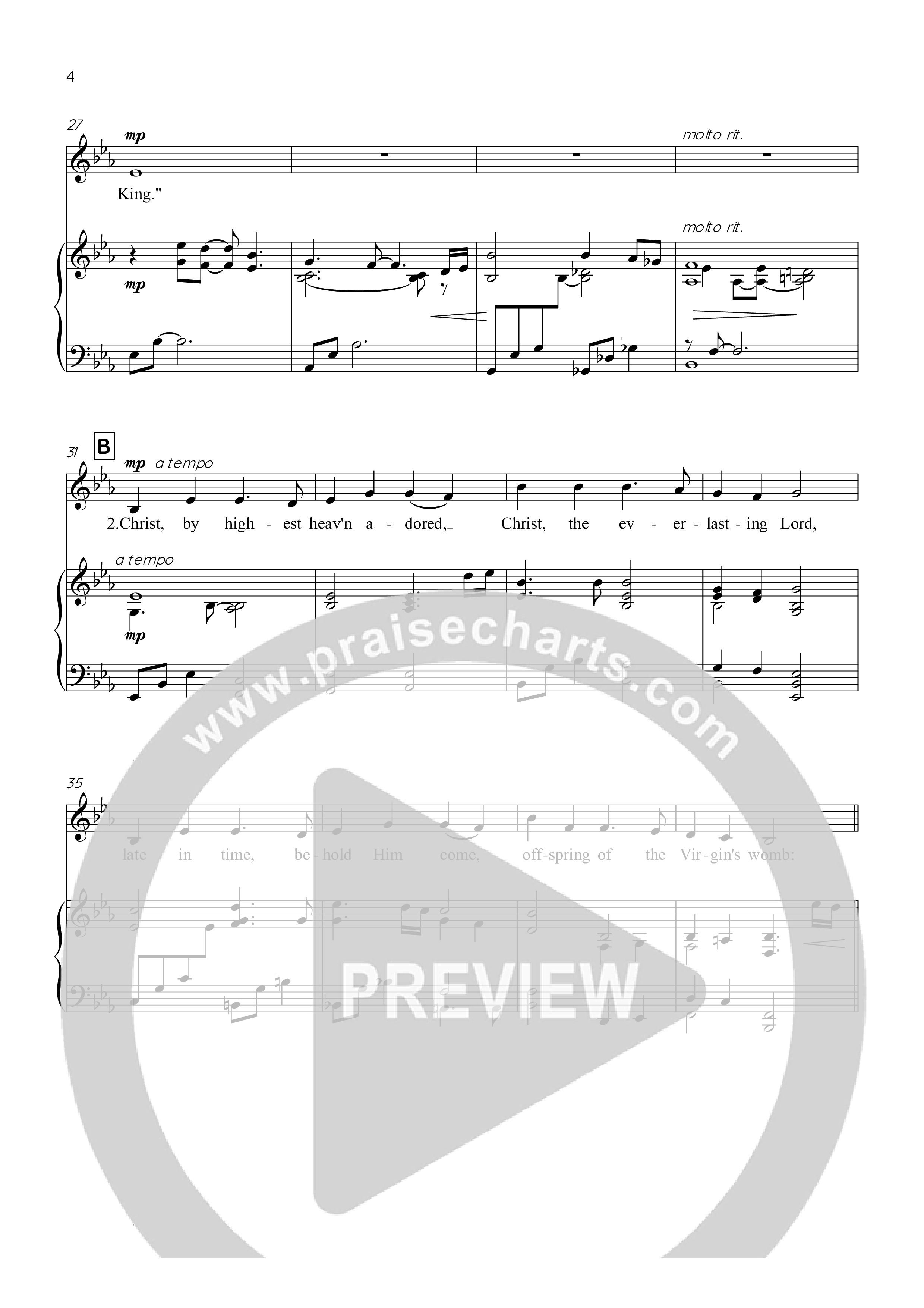 Hark The Herald Angels Sing Piano/Vocal (Rick Barnes)