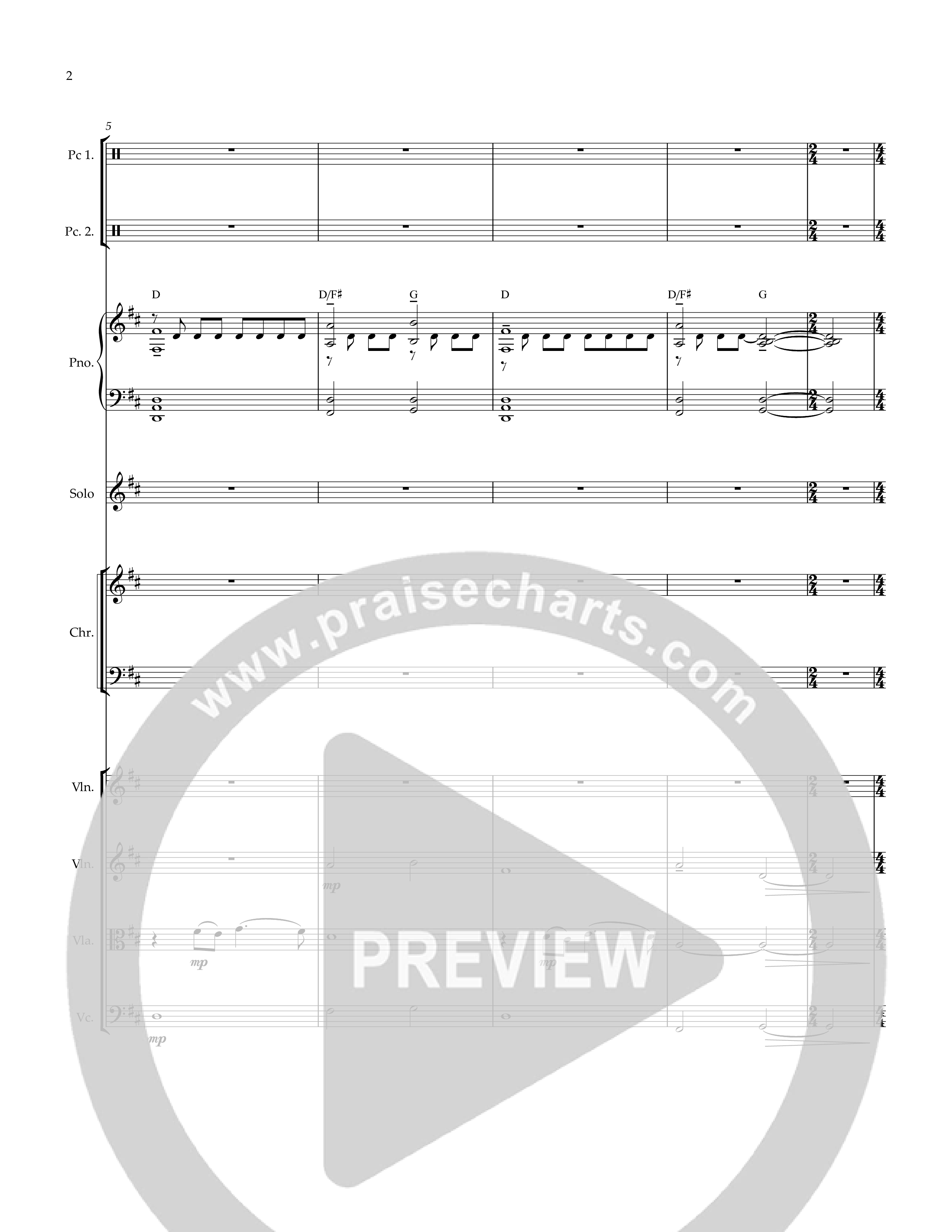 Nothing But The Blood Conductor's Score (Rick Barnes)