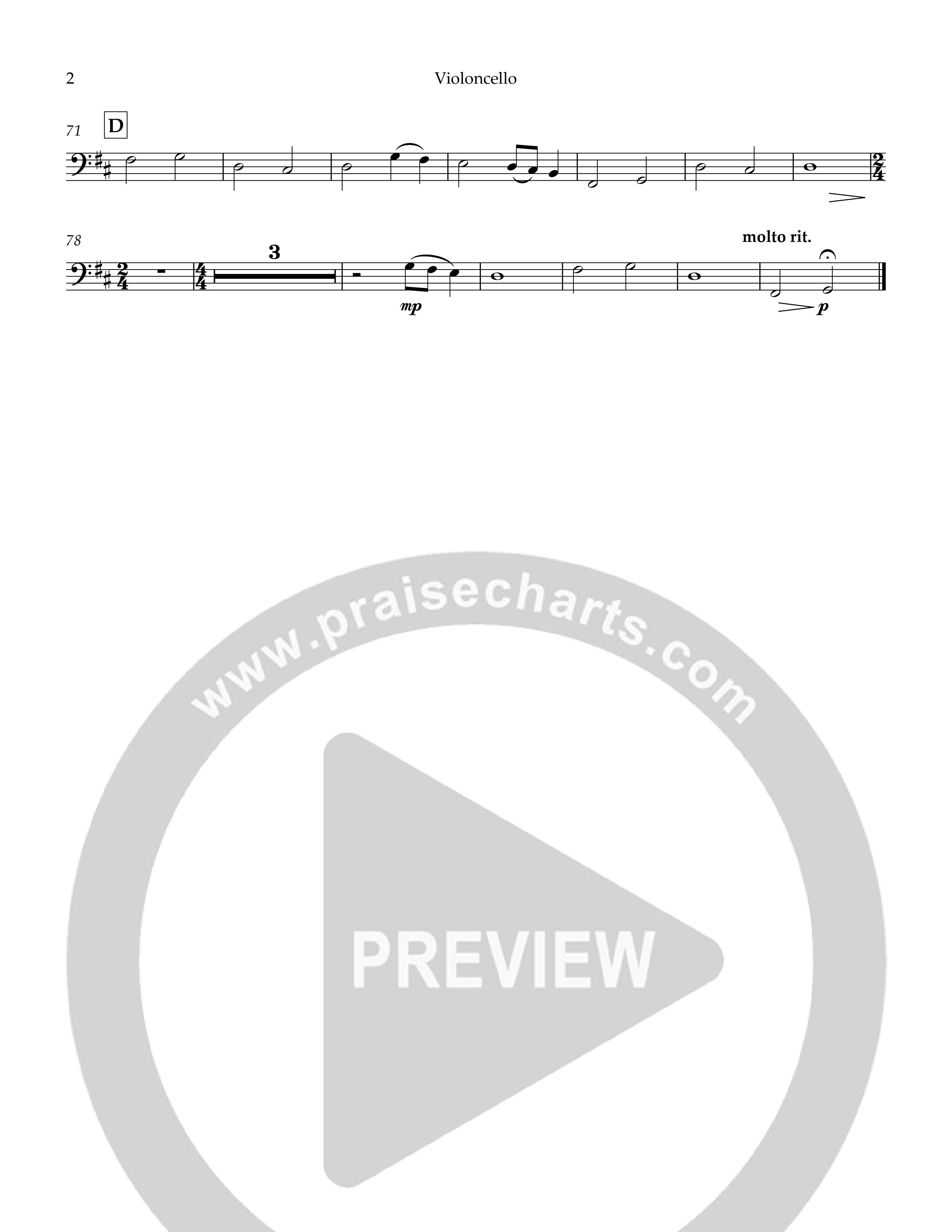 Nothing But The Blood Violincello (Rick Barnes)