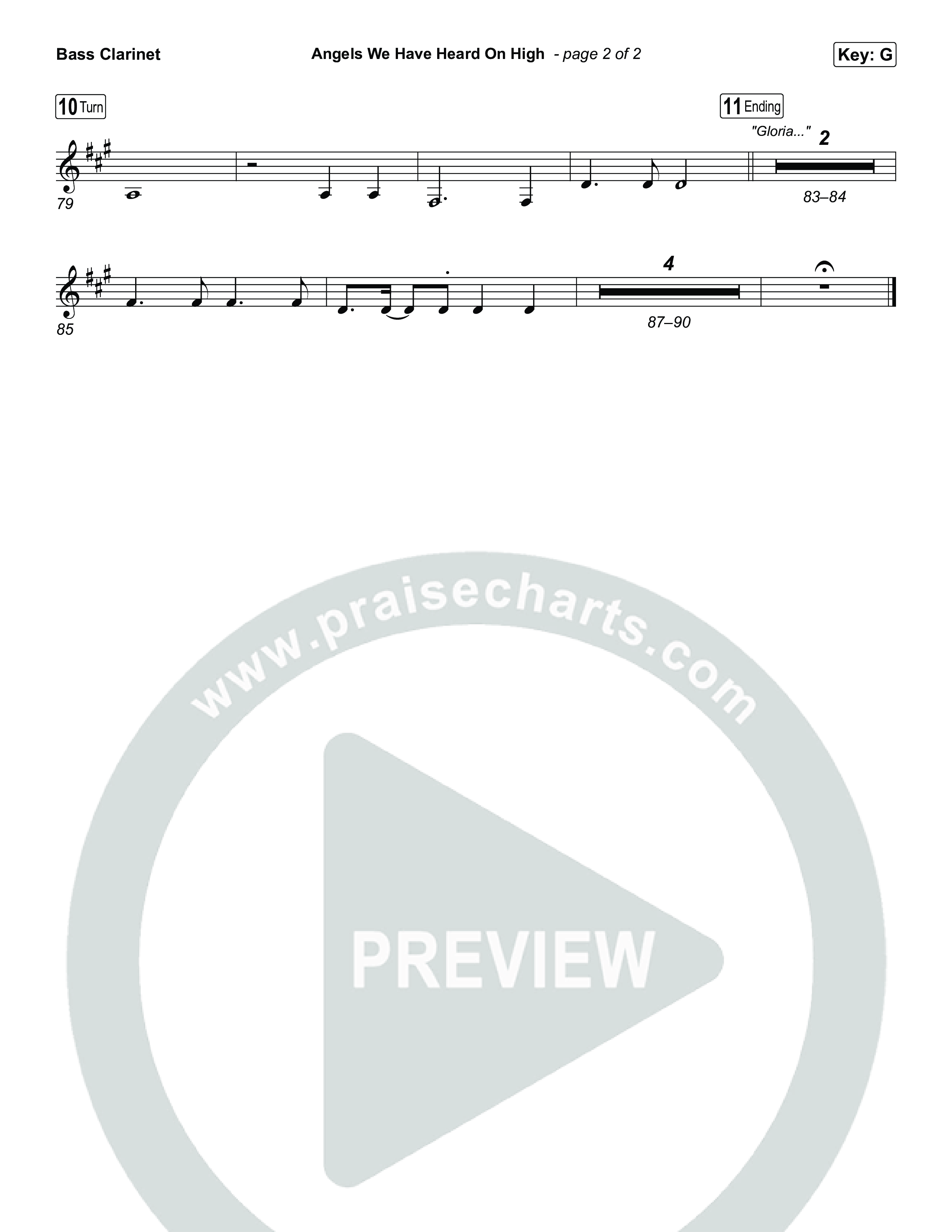 Angels We Have Heard On High Bass Clarinet (Chris Tomlin)