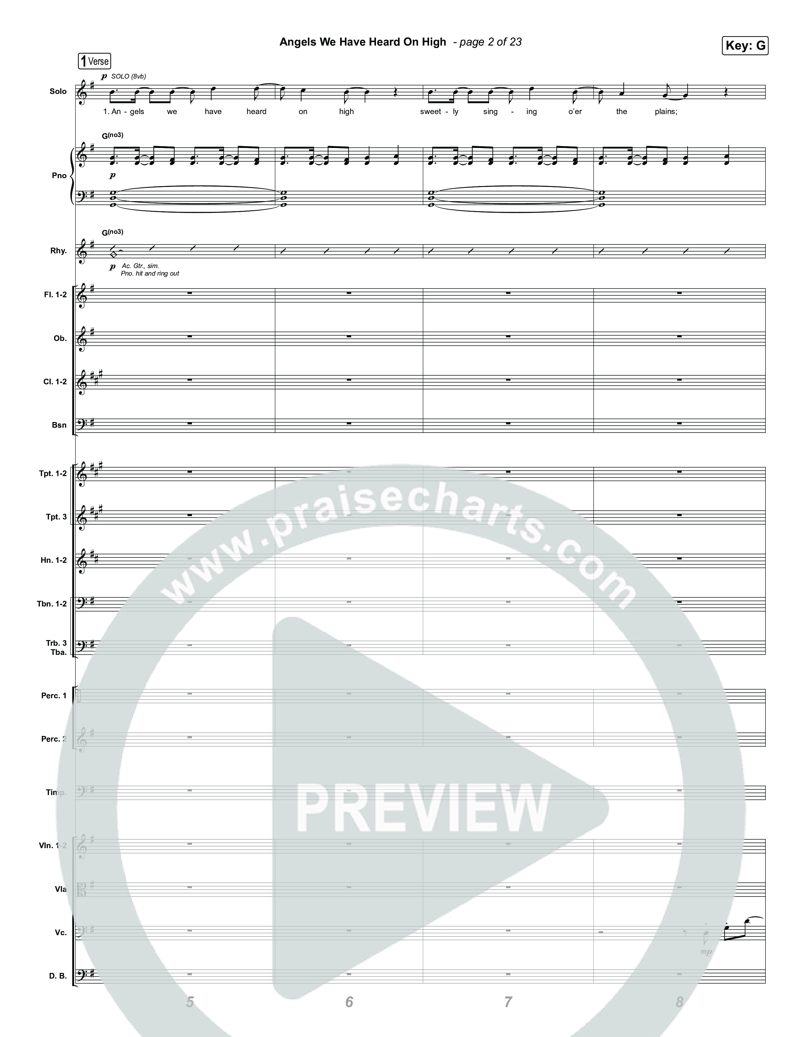 Angels We Have Heard On High Orchestration (Chris Tomlin)