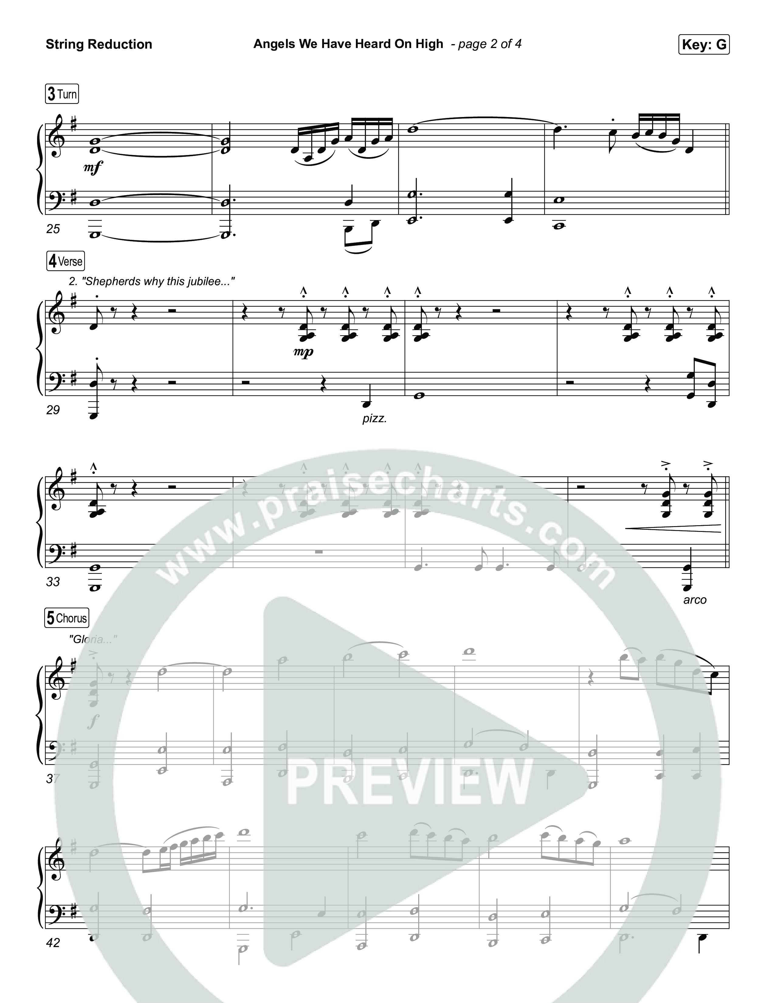 Angels We Have Heard On High String Reduction (Chris Tomlin)