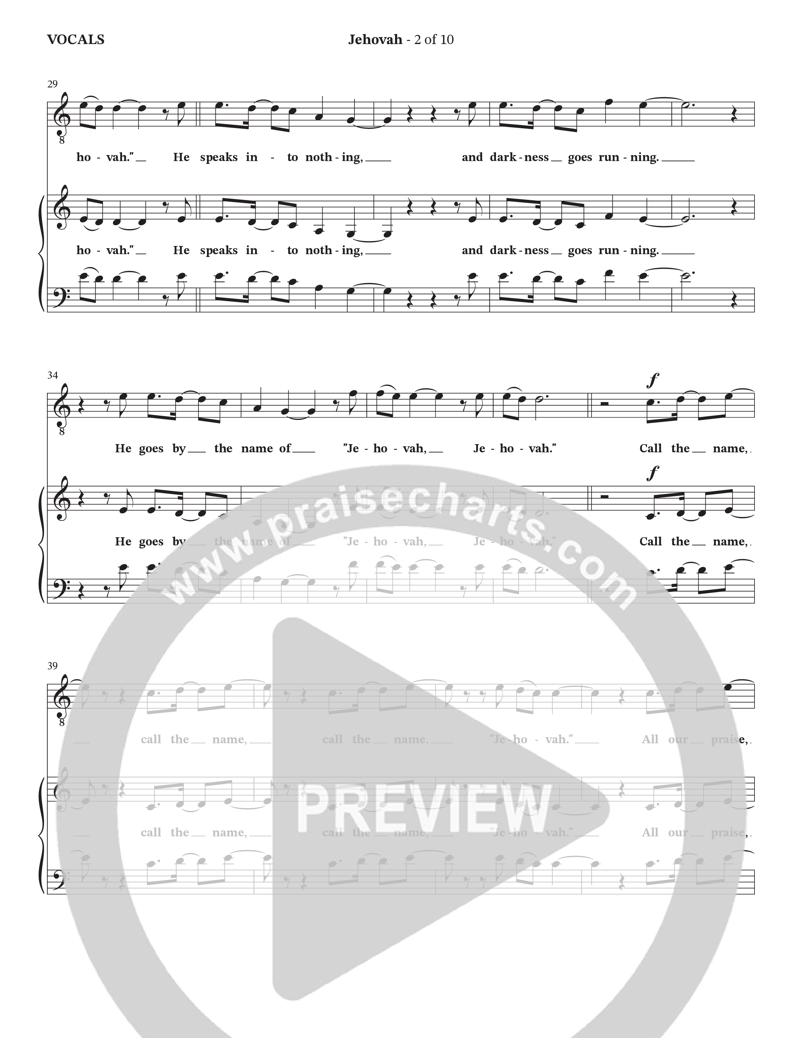 Jehovah (Choral Anthem SATB) Choir Sheet (SATB) (StowTown Worship / Durell Comedy)