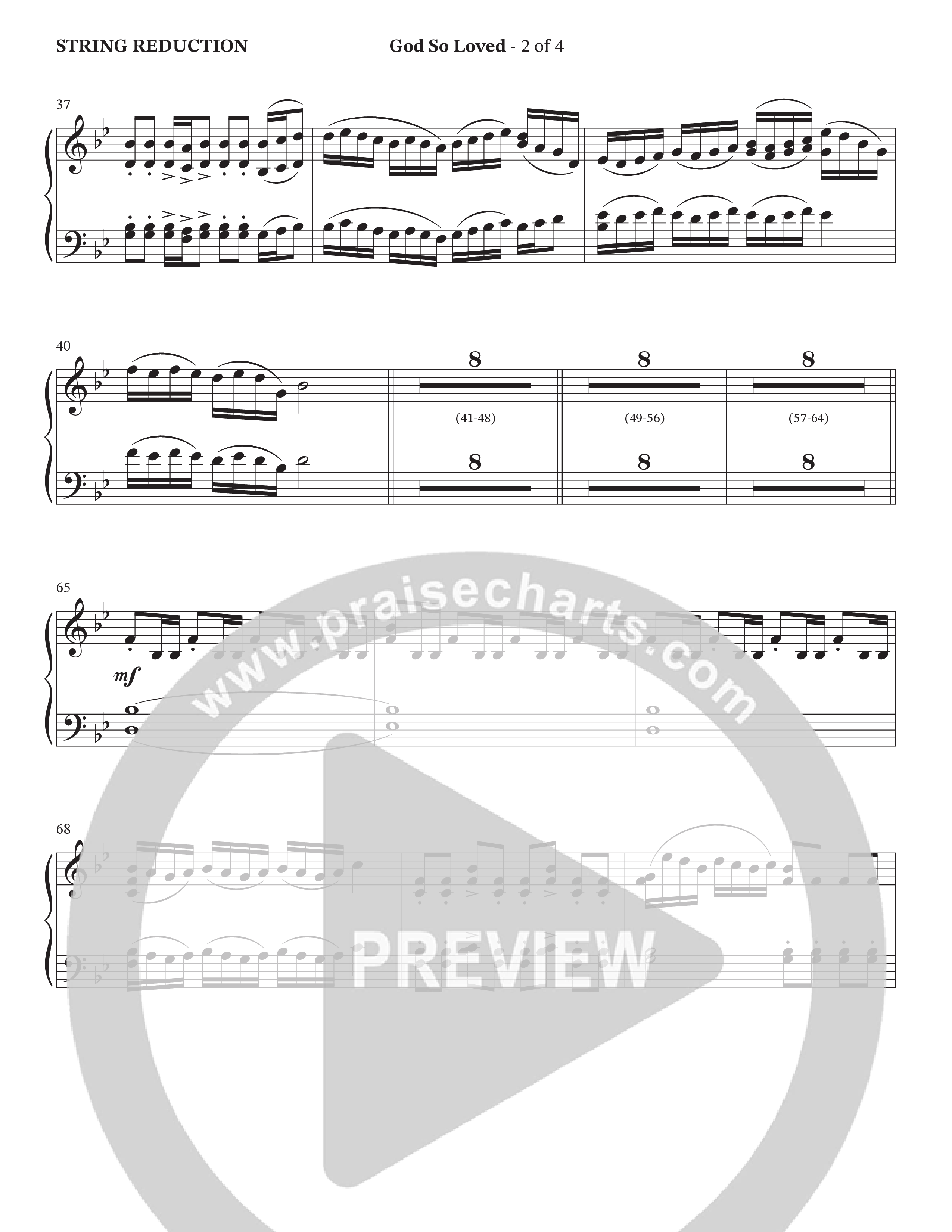 God So Loved (with Jesus Loves Me) (Choral Anthem SATB) String Reduction (StowTown Worship / Jody McBrayer)