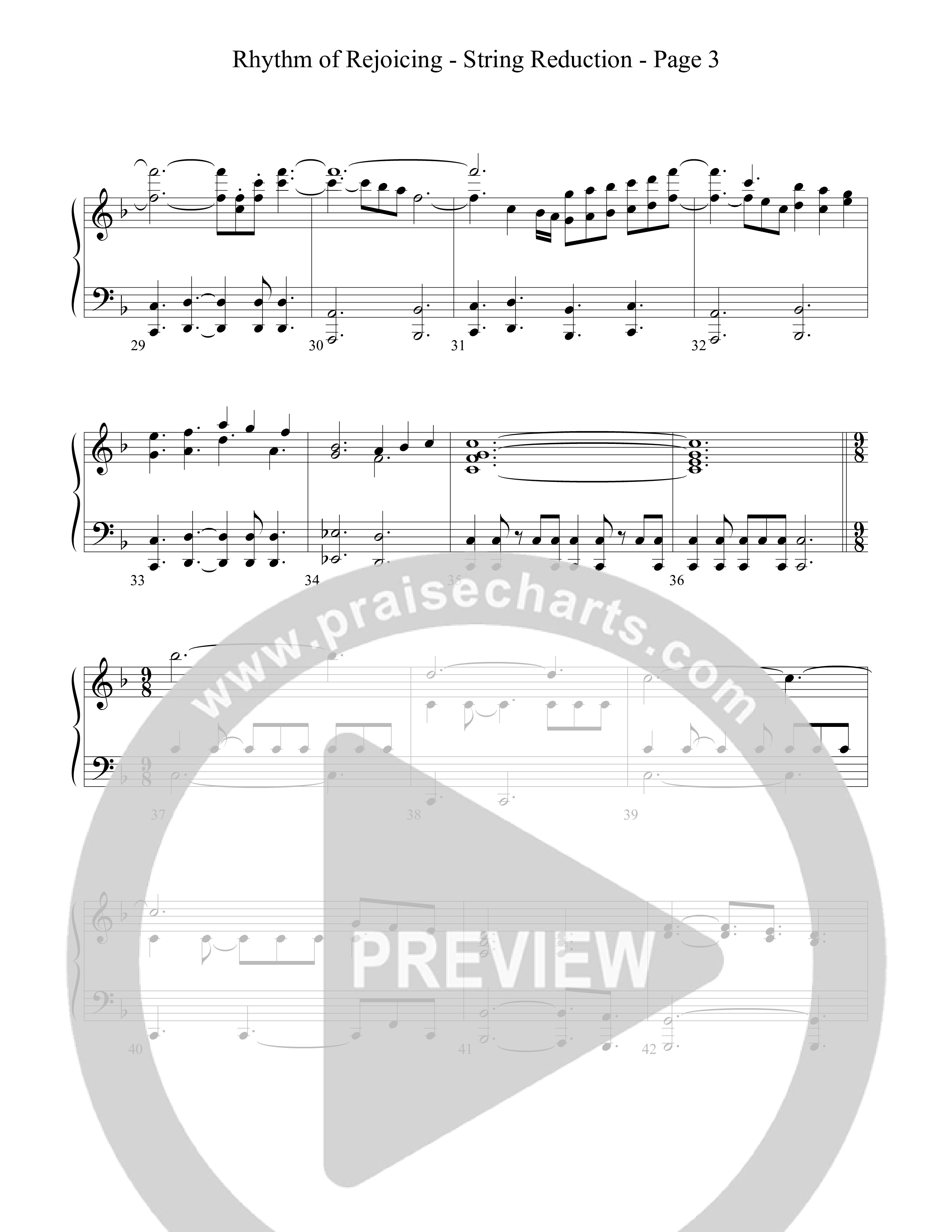 Rhythm Of Rejoicing (with Joy To The World) (Choral Anthem) String Reduction (Word Music Choral)