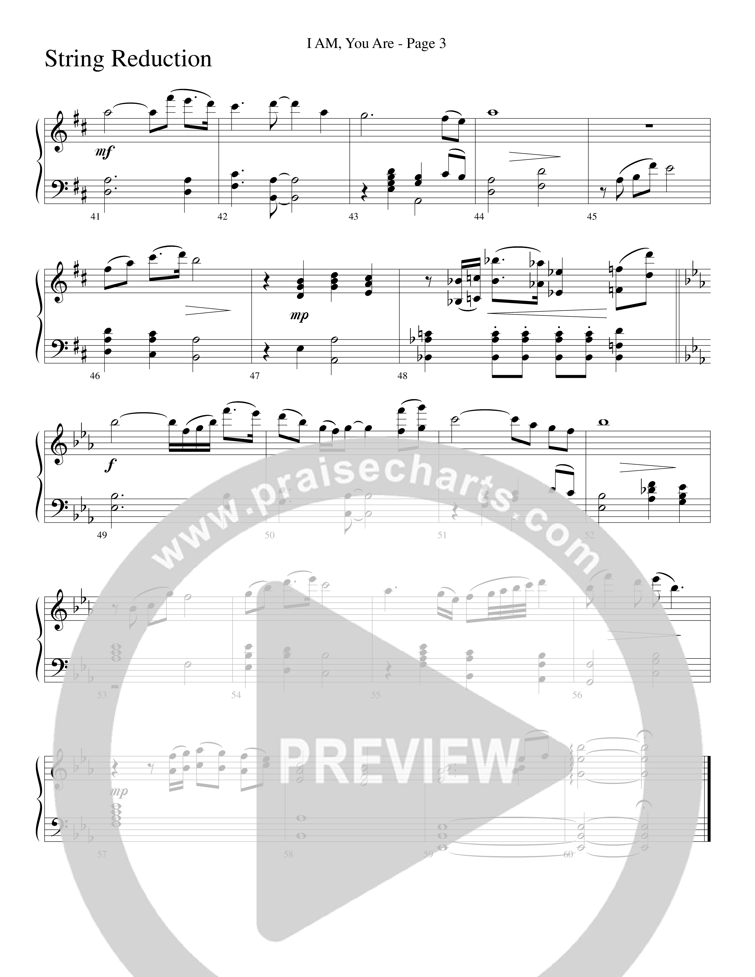 I AM You Are (Choral Anthem SATB) String Reduction (Word Music Choral / Arr. Russell Mauldin)