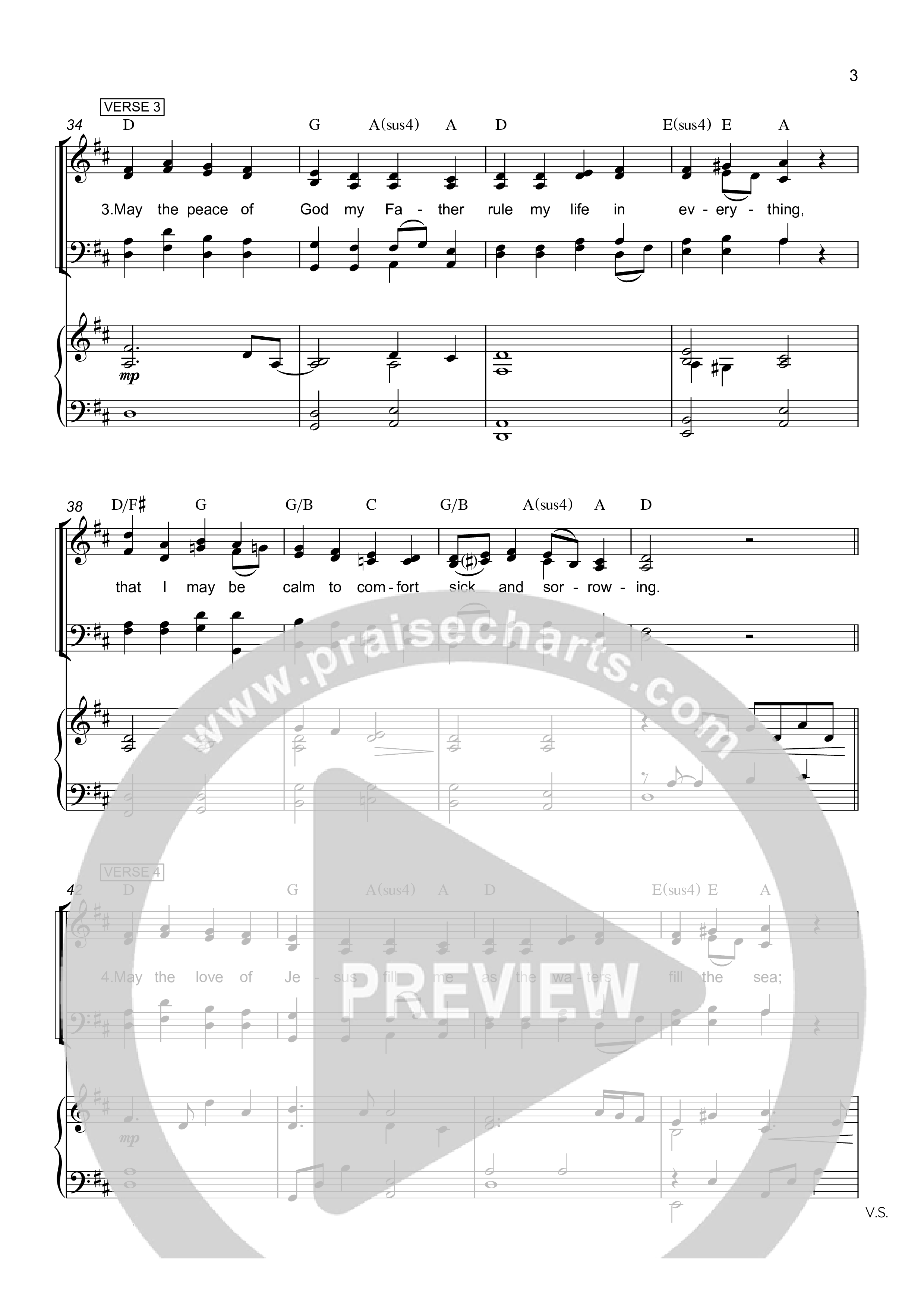 May The Mind Of Christ My Savior Piano/Vocal (SATB) (Rick Barnes)