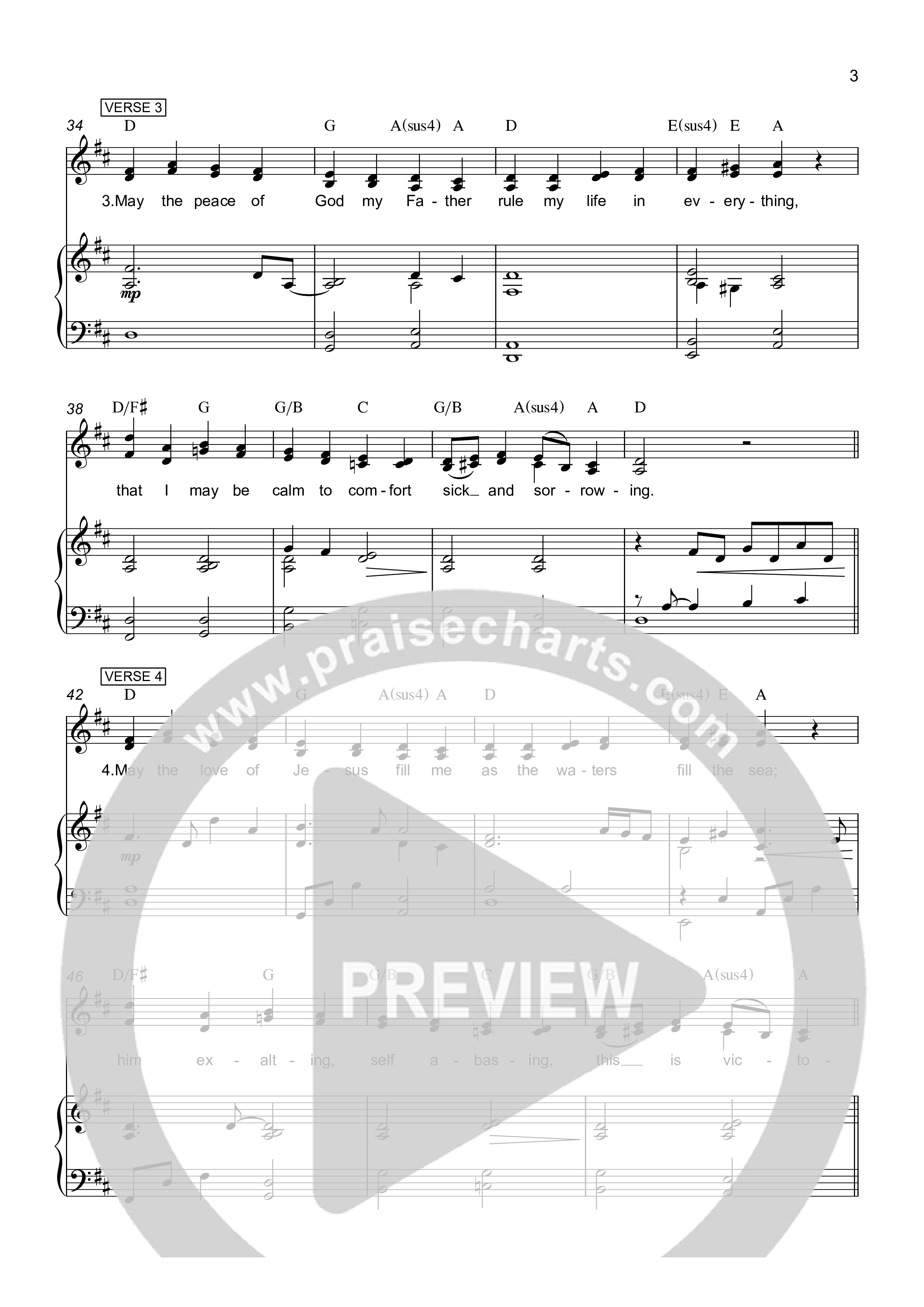 May The Mind Of Christ My Savior Rhythm/Vocal (Rick Barnes)