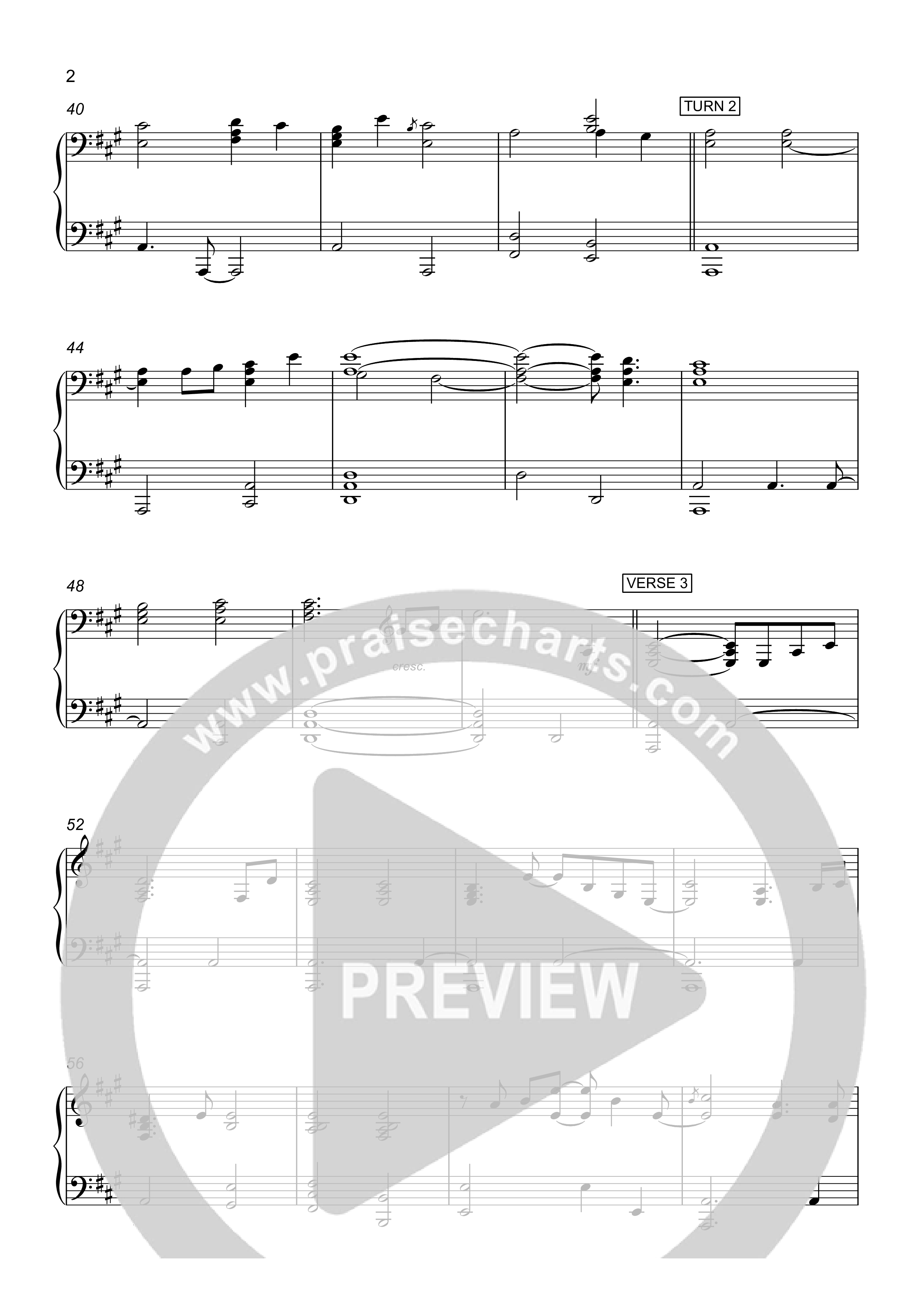 Crown Him With Many Crowns Piano Sheet (Rick Barnes)