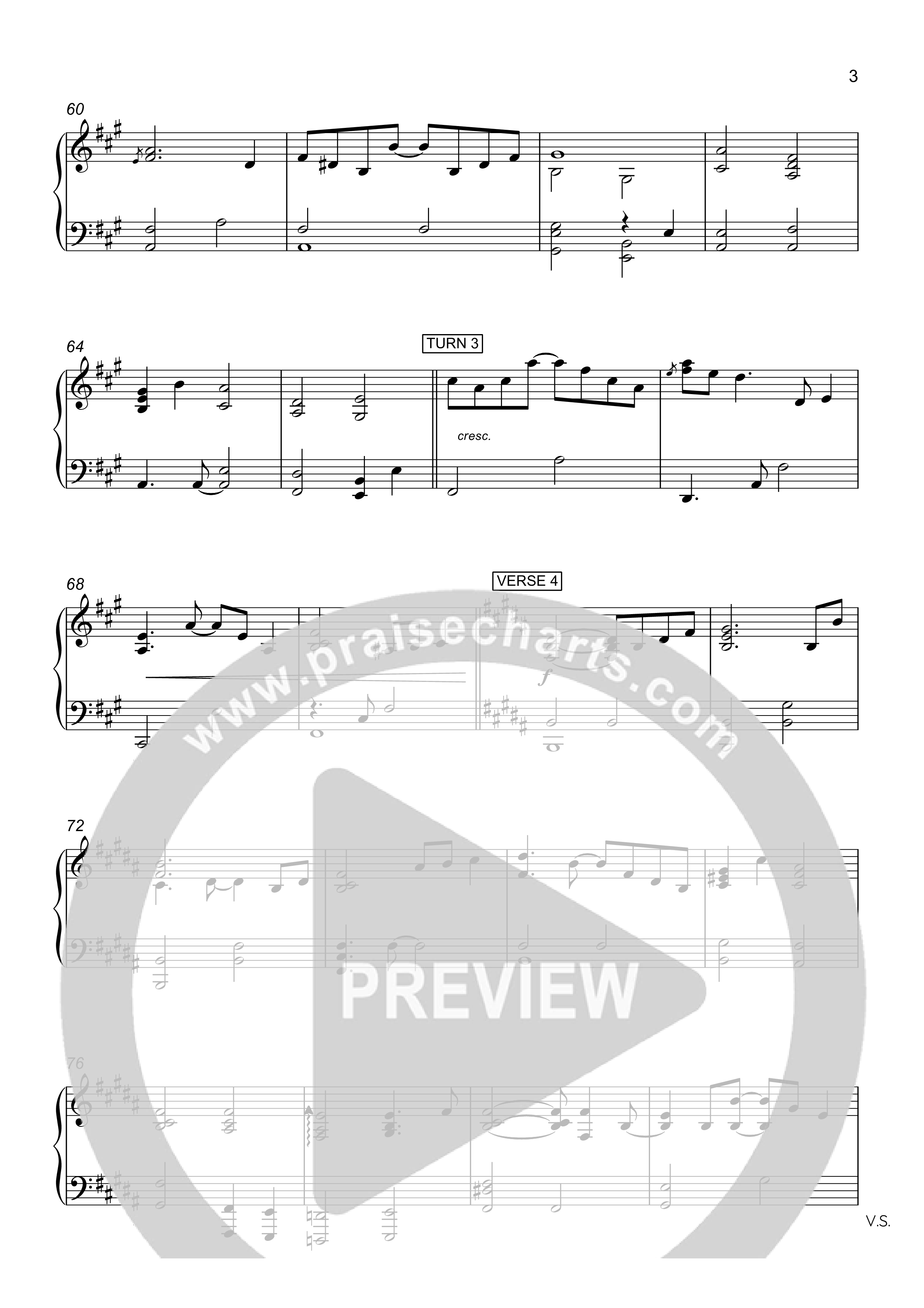 Crown Him With Many Crowns Piano Sheet (Rick Barnes)
