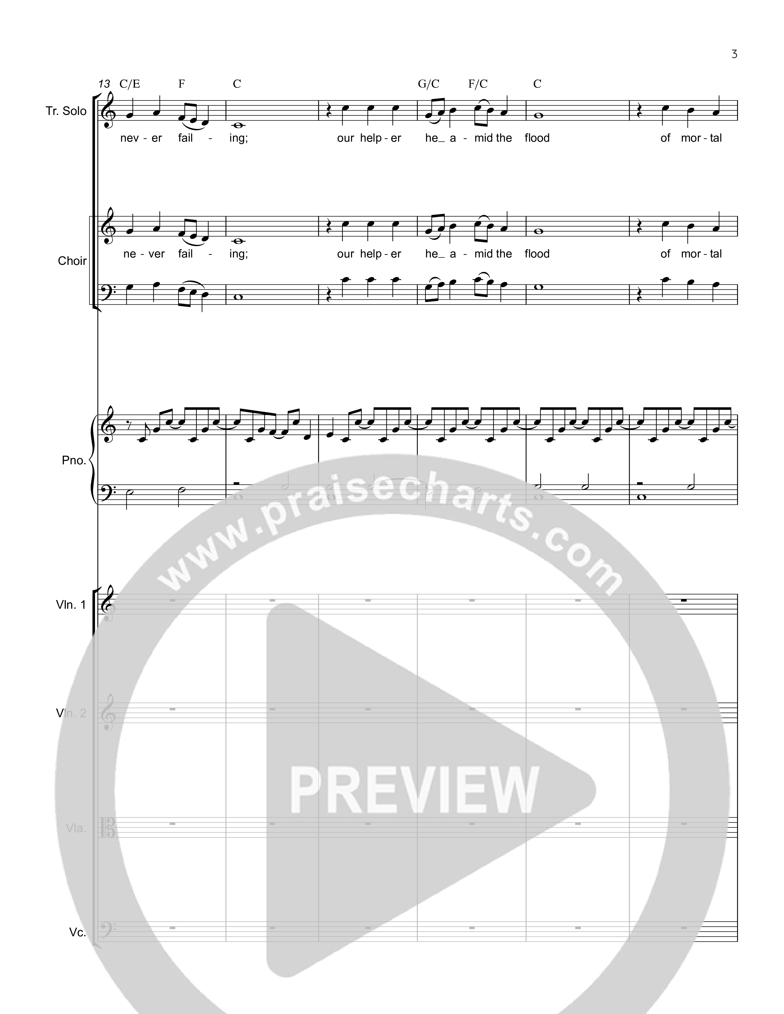 A Mighty Fortress Conductor's Score (Rick Barnes)