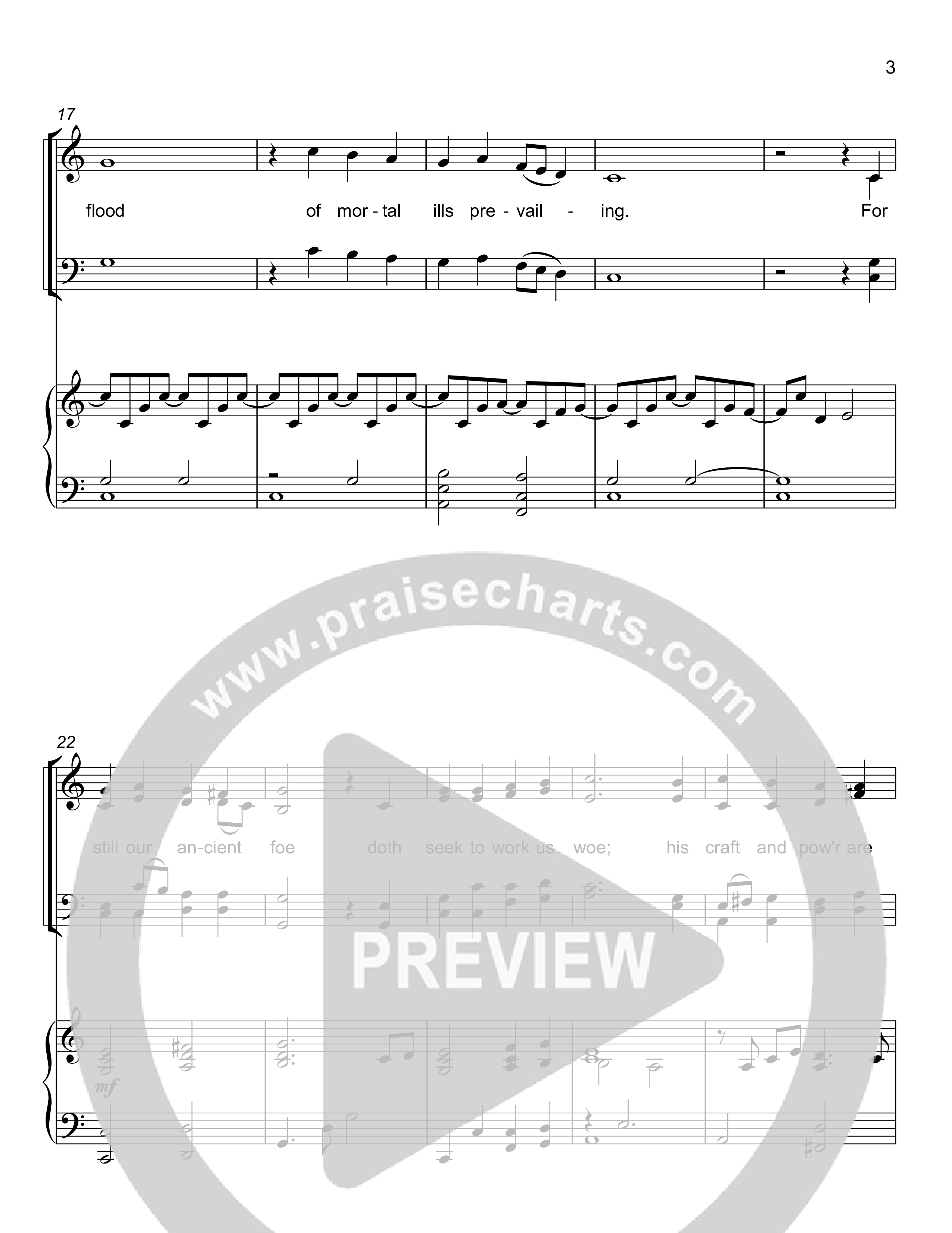 A Mighty Fortress Piano/Vocal Pack (Rick Barnes)