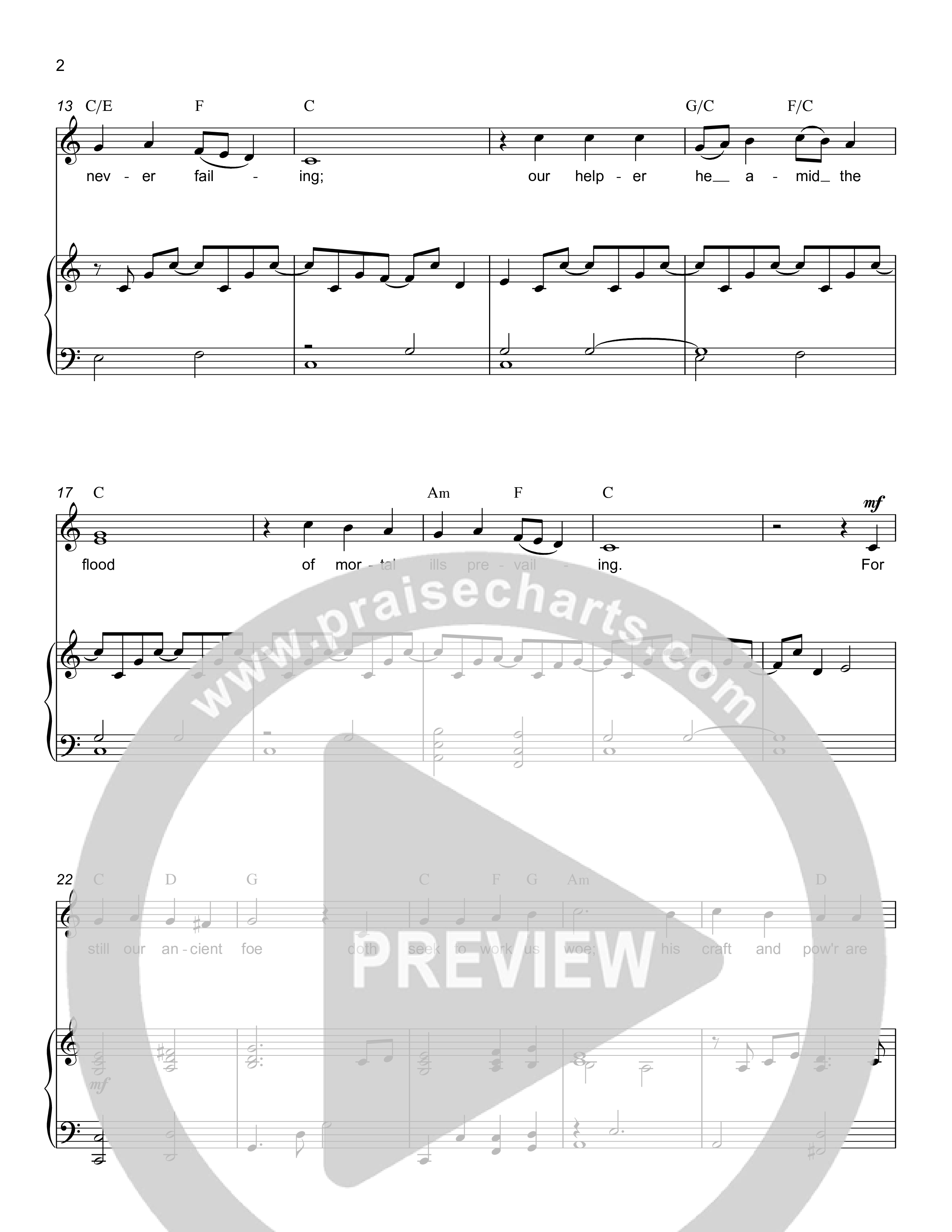 A Mighty Fortress Rhythm/Vocal (Rick Barnes)